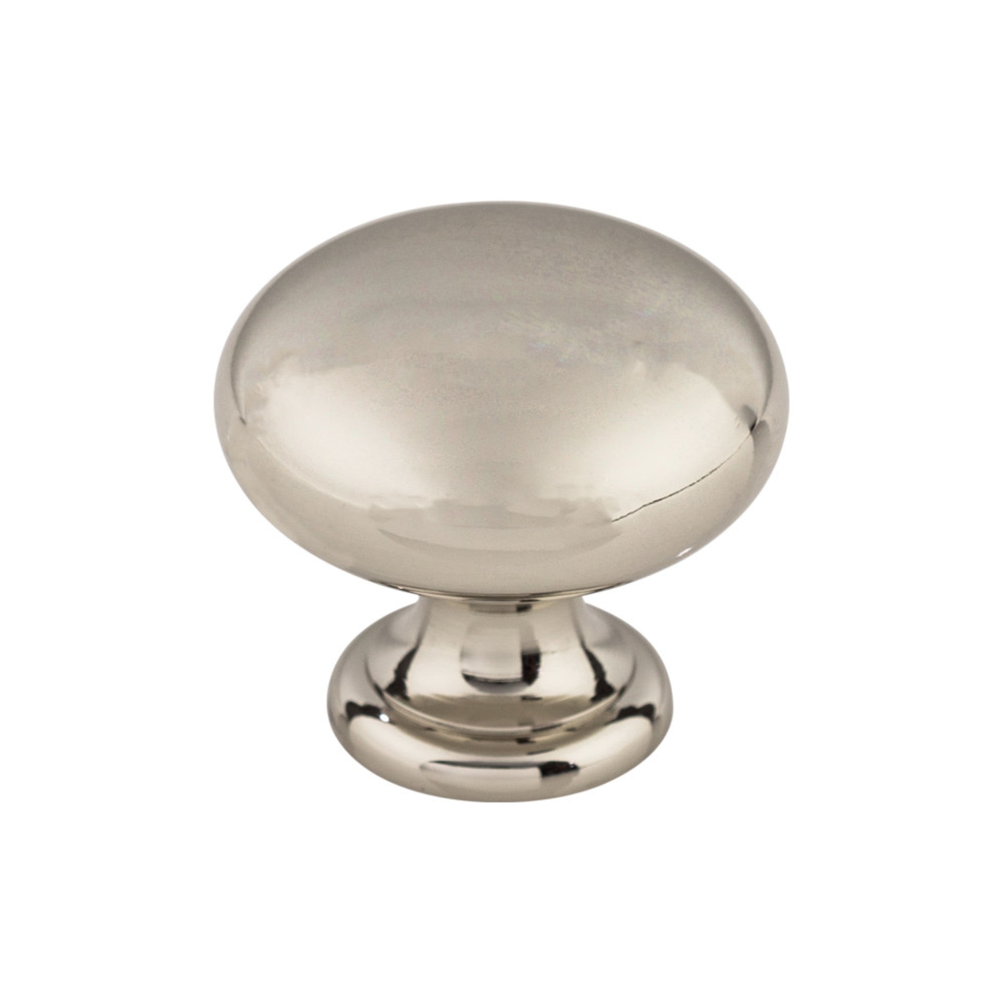 Asbury Mushroom Knob - Polished Nickel