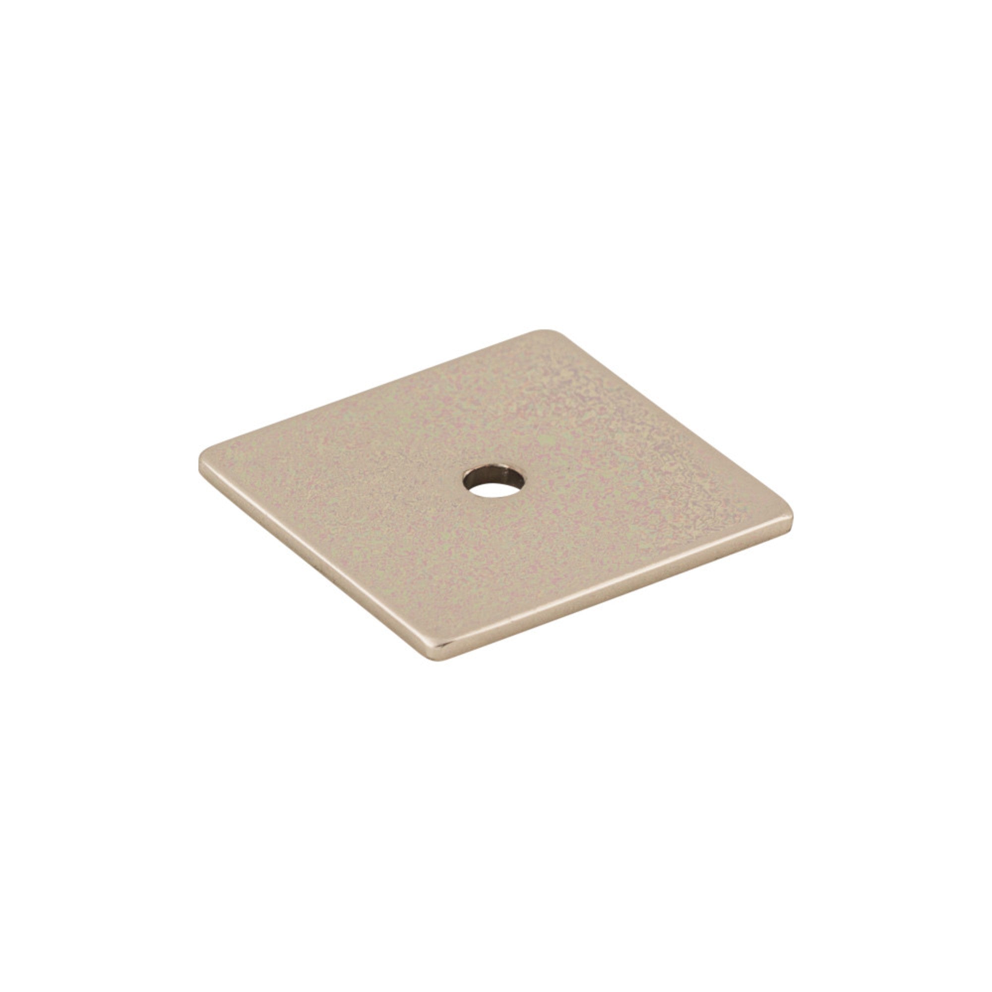 Square Knob Backplate - Polished Nickel