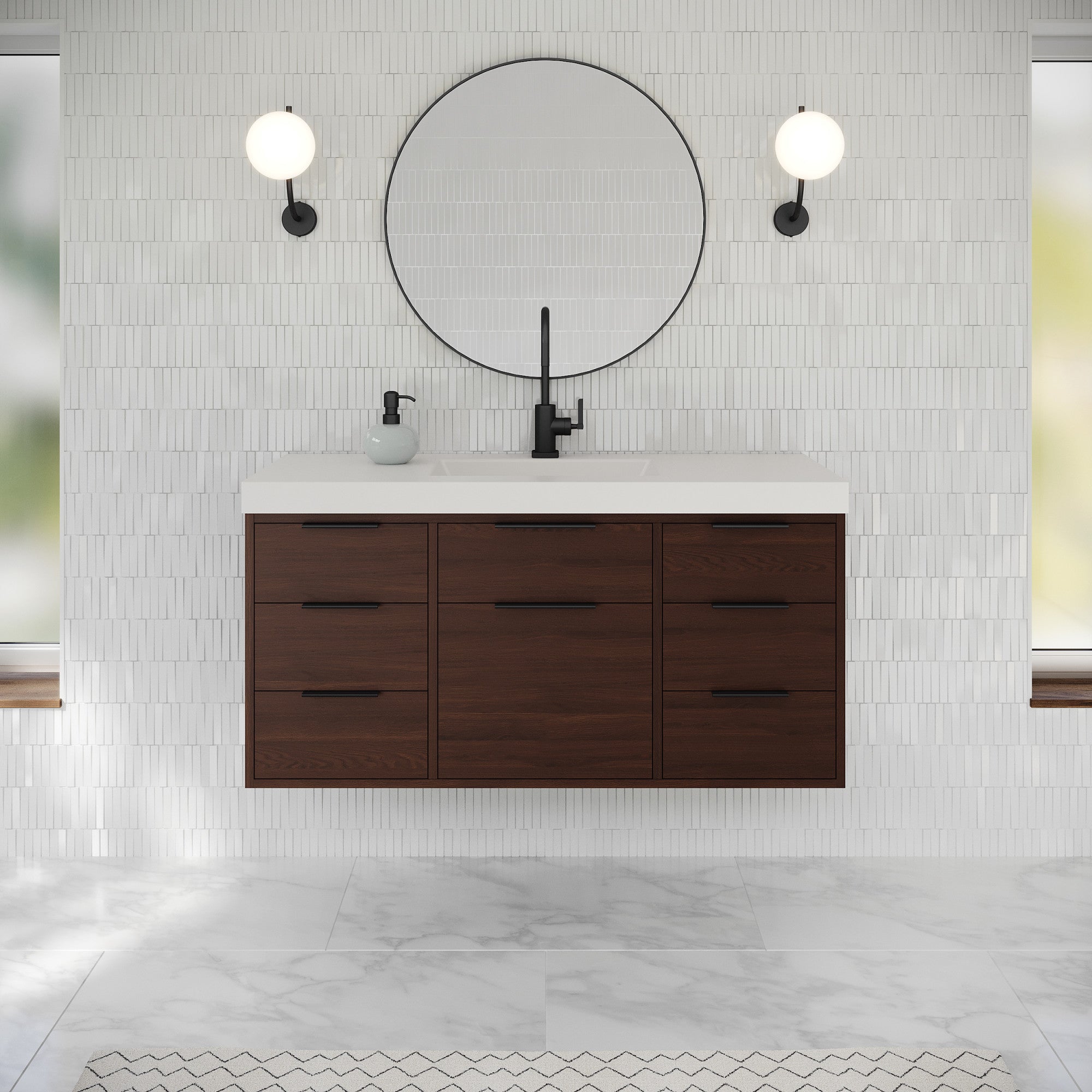 48" Gardner Vanity – Dark Walnut