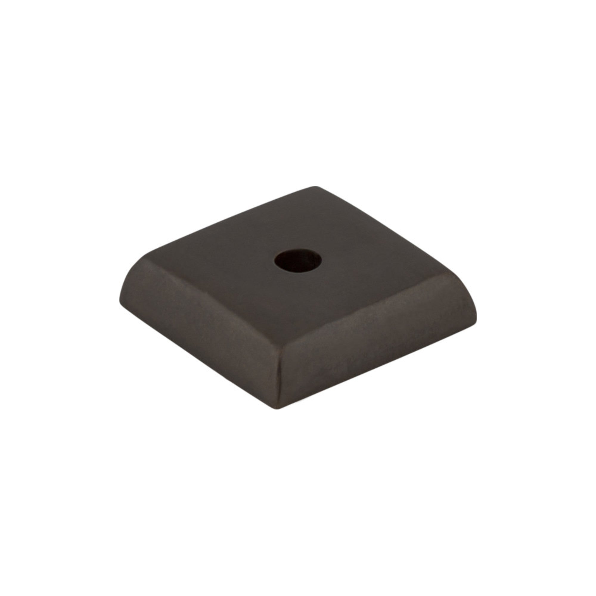 Aspen Square Knob Backplate - Medium Bronze