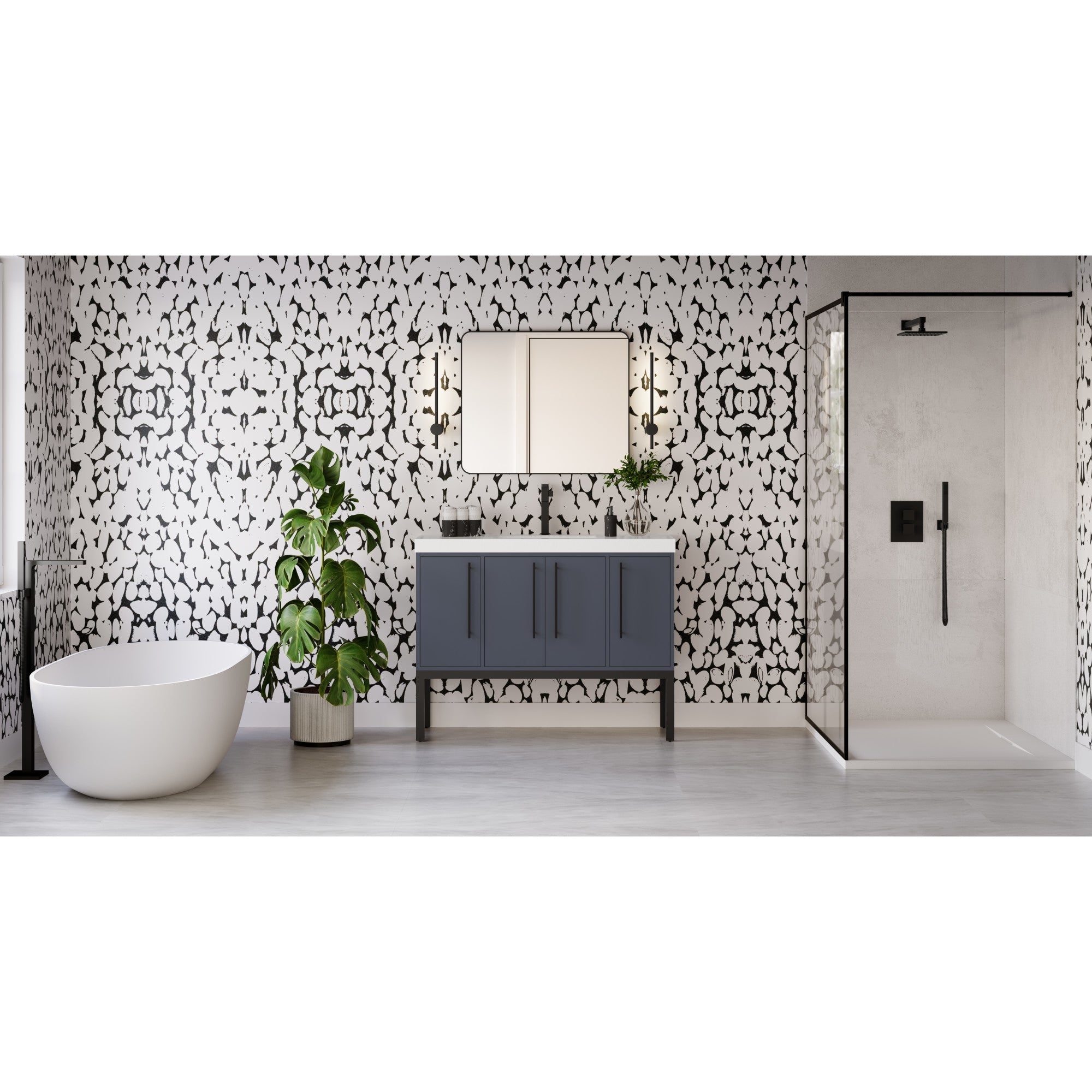 48" Tempest Vanity – Blue Steel