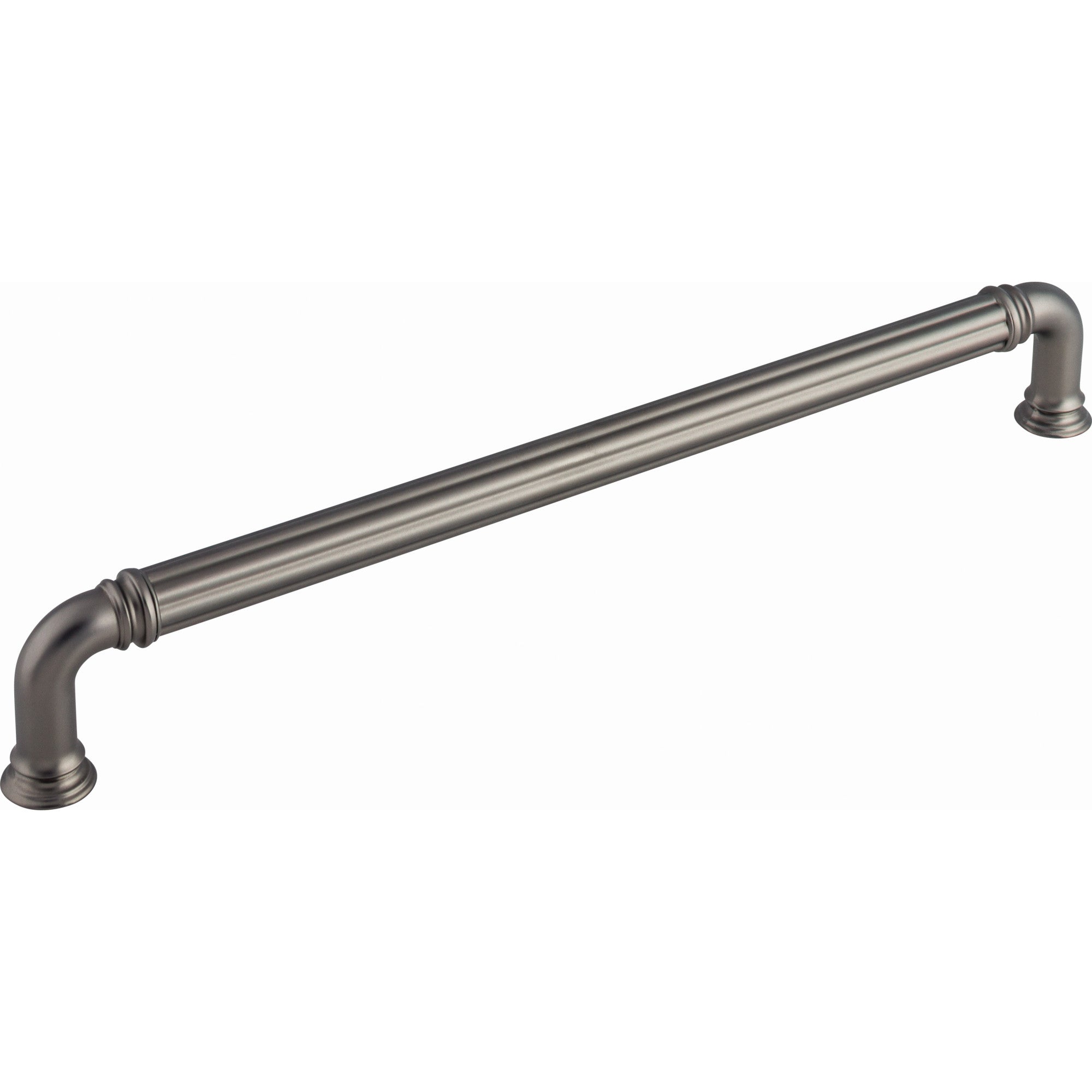 Reeded 18" Center to Center Appliance Pull - Ash Gray