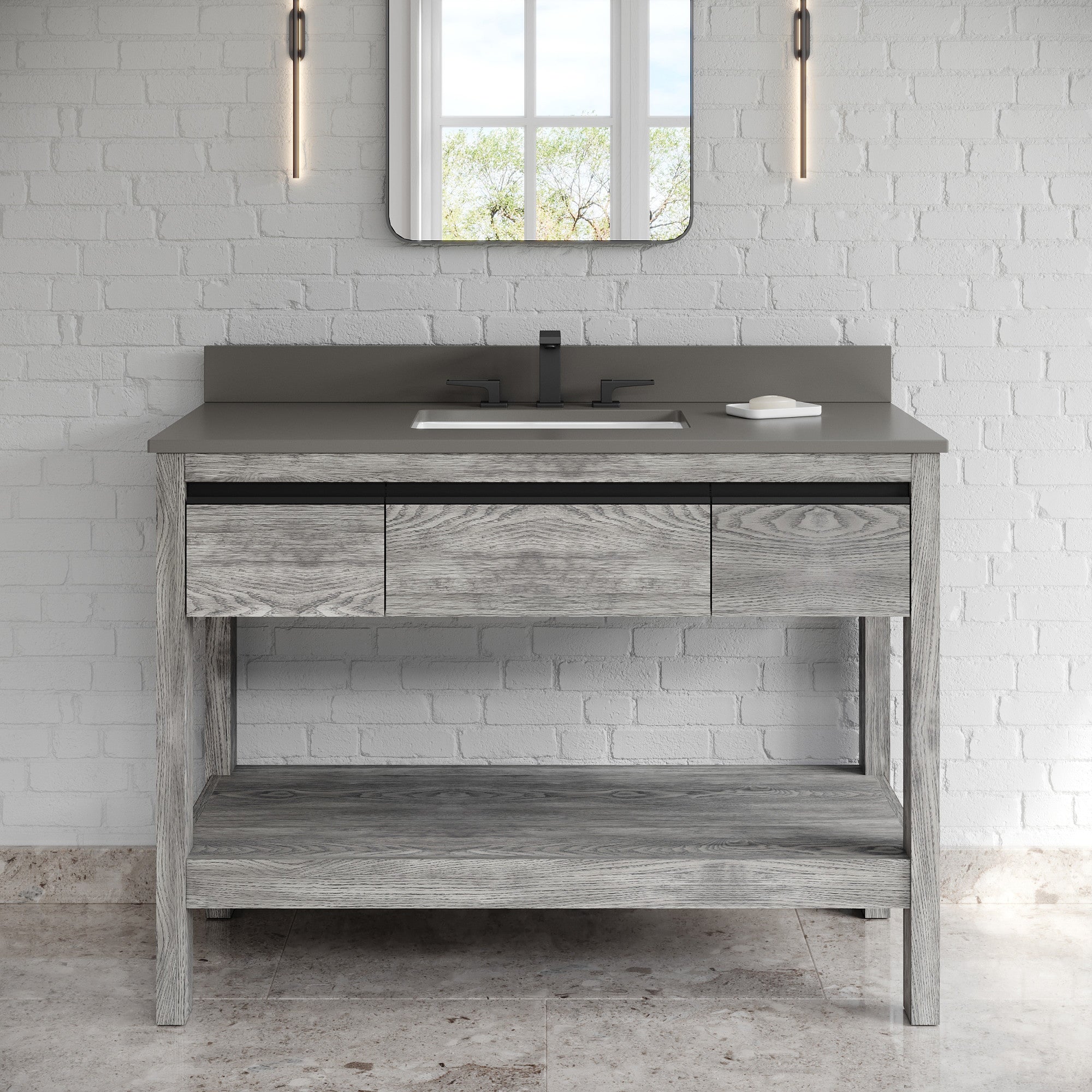48" Jubilee Vanity – Weathered Grey