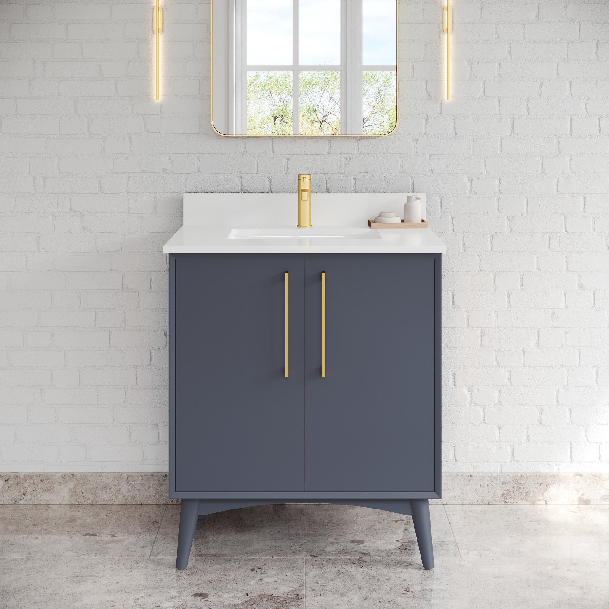 30" Dashwood Vanity – Blue Steel