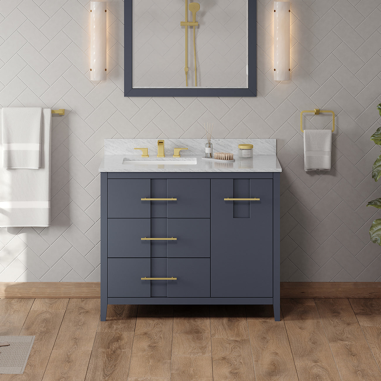 42" Katara Vanity – Left Offset