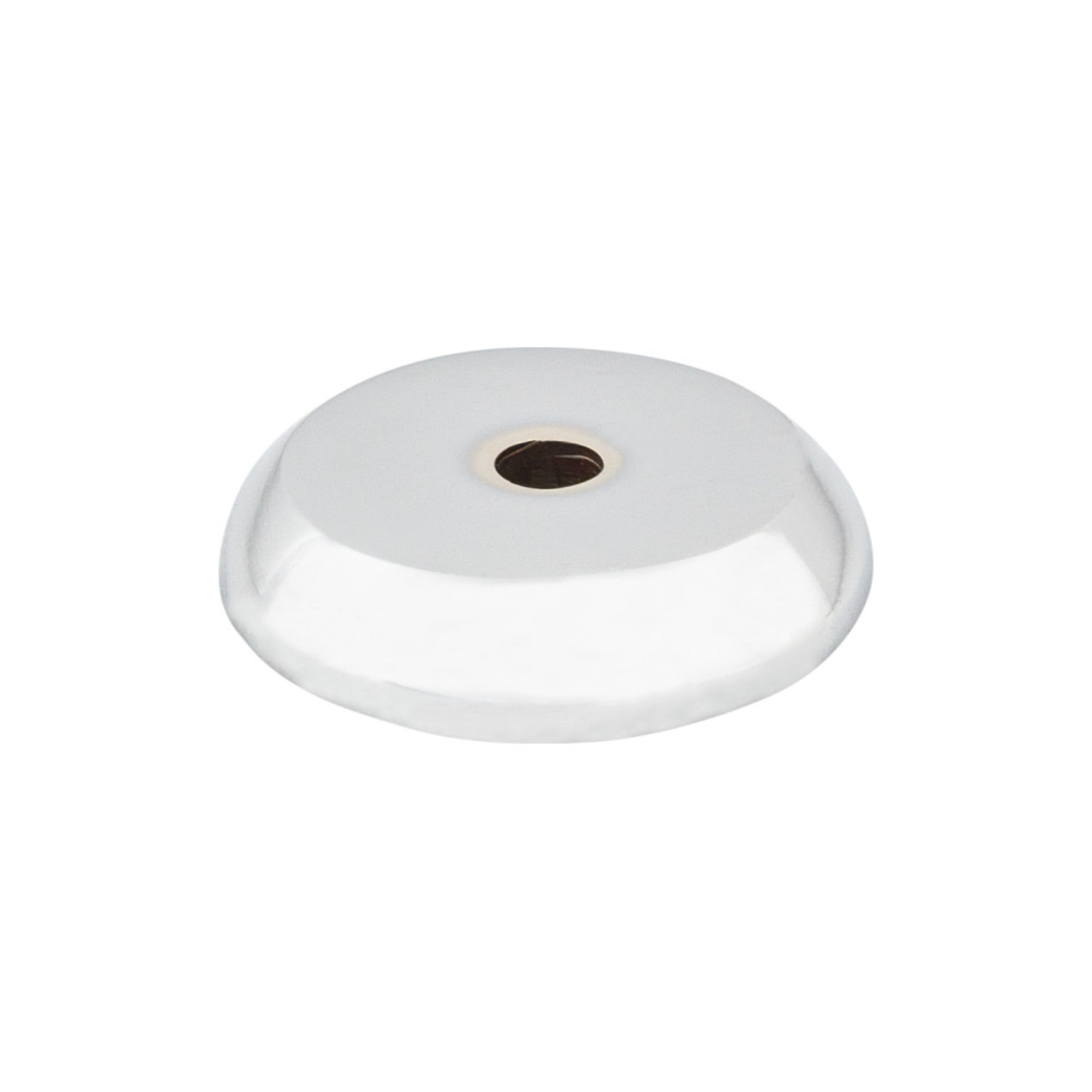 Aspen II Round Knob Backplate - Polished Chrome