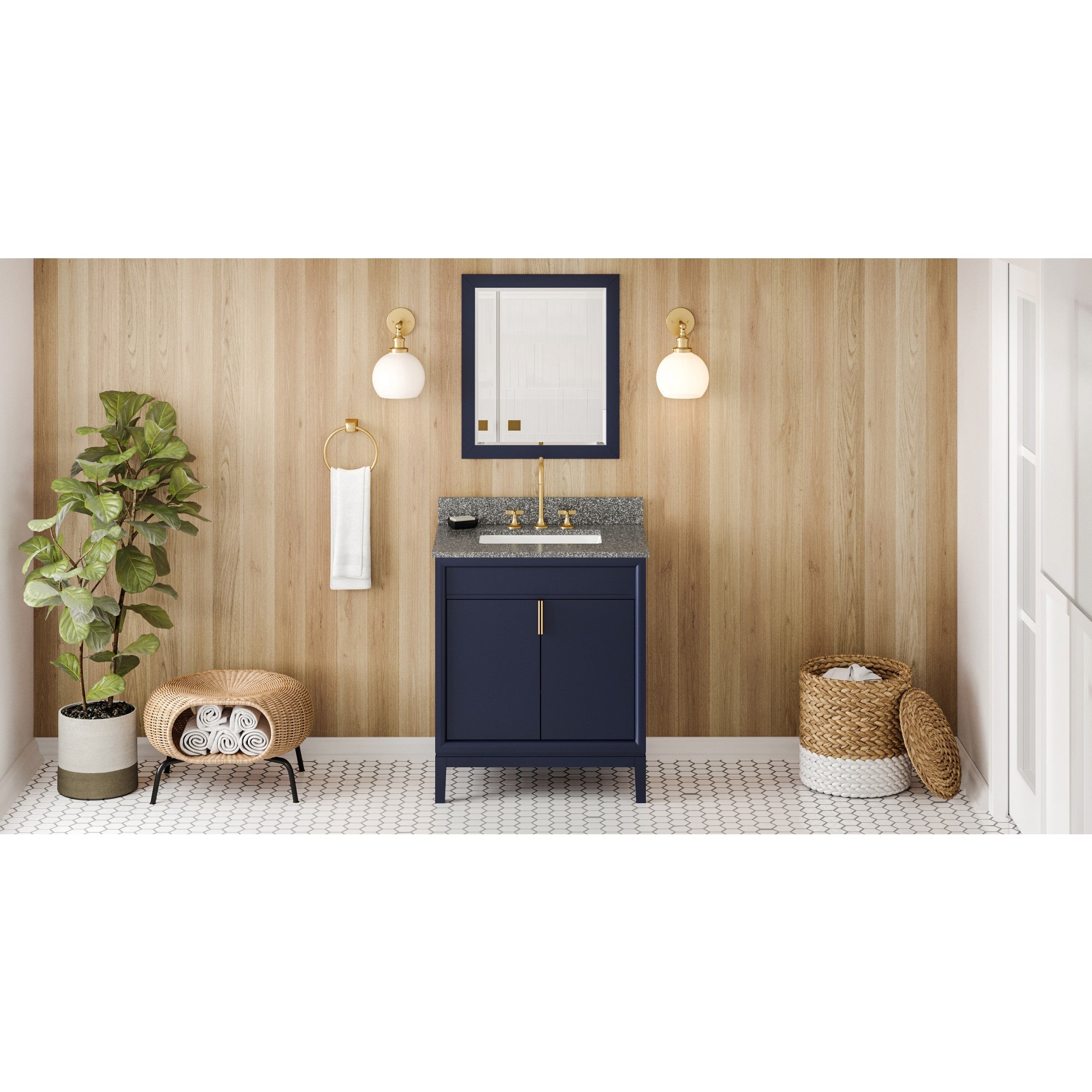 30" Theodora Vanity – Hale Blue