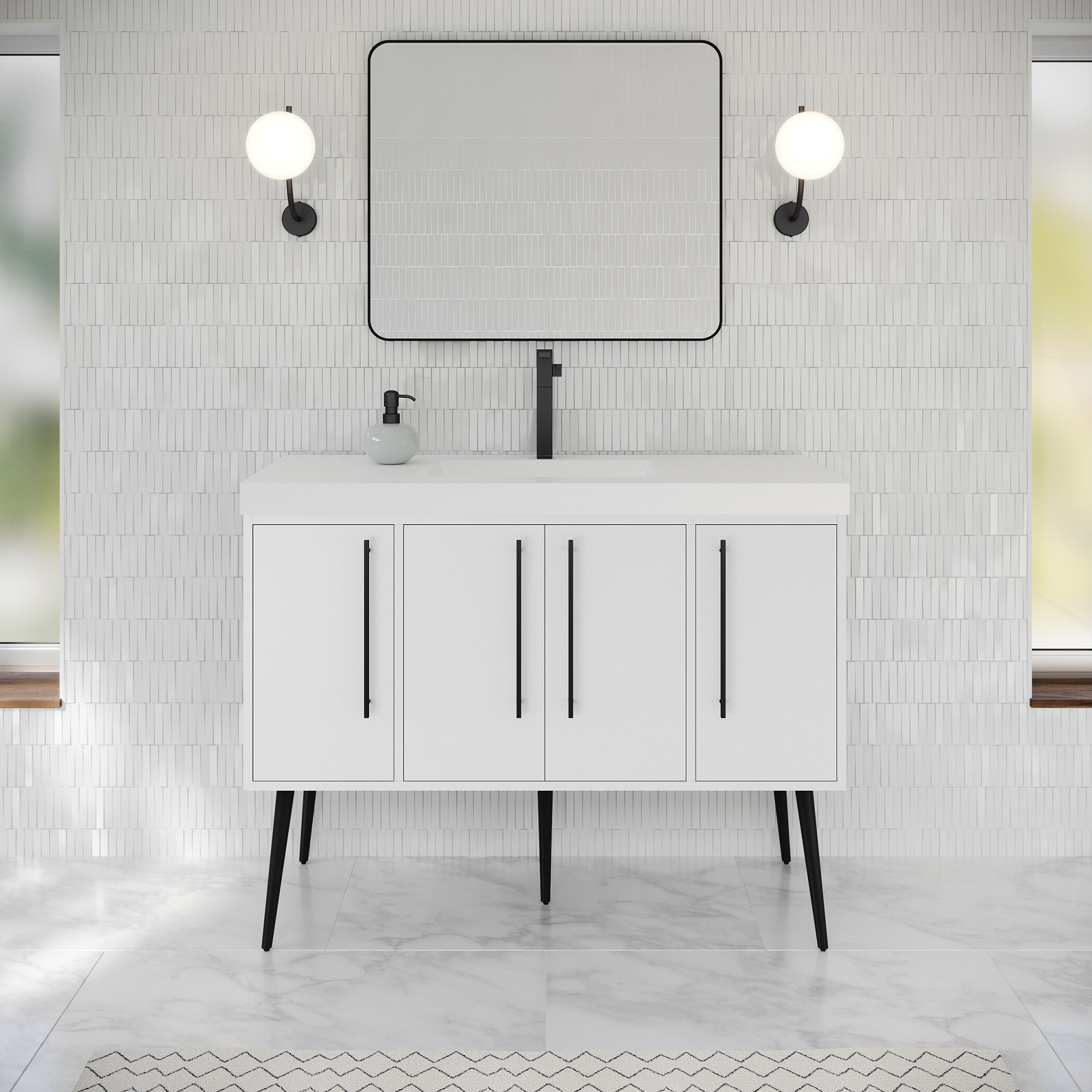 48" Tempest Vanity – White