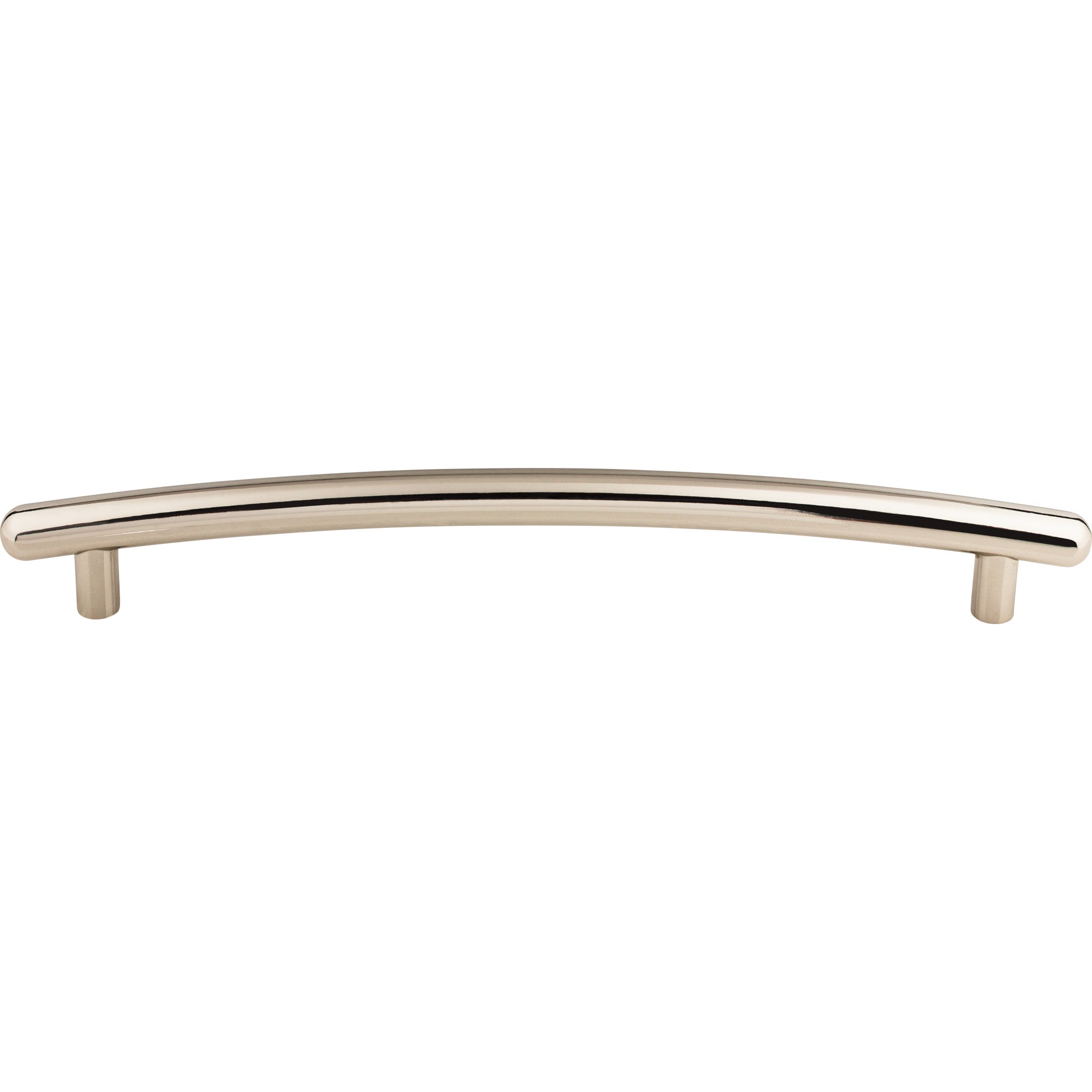 Curved 12" Center to Center Appliance Pull - Polished Nickel
