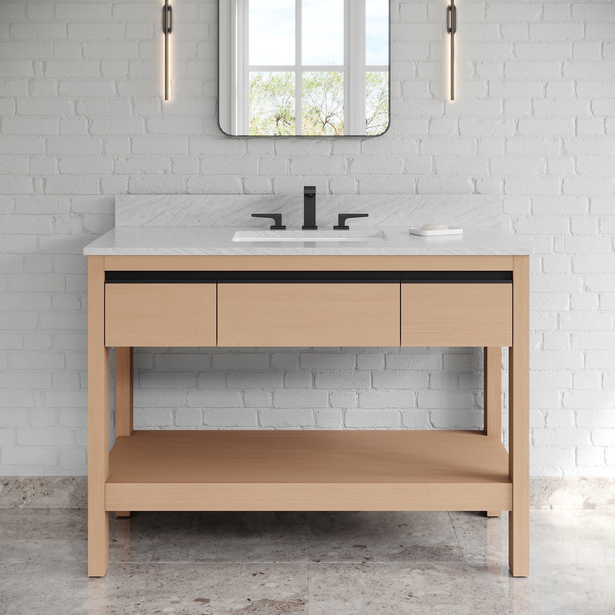 48" Jubilee Vanity – Natural Oak