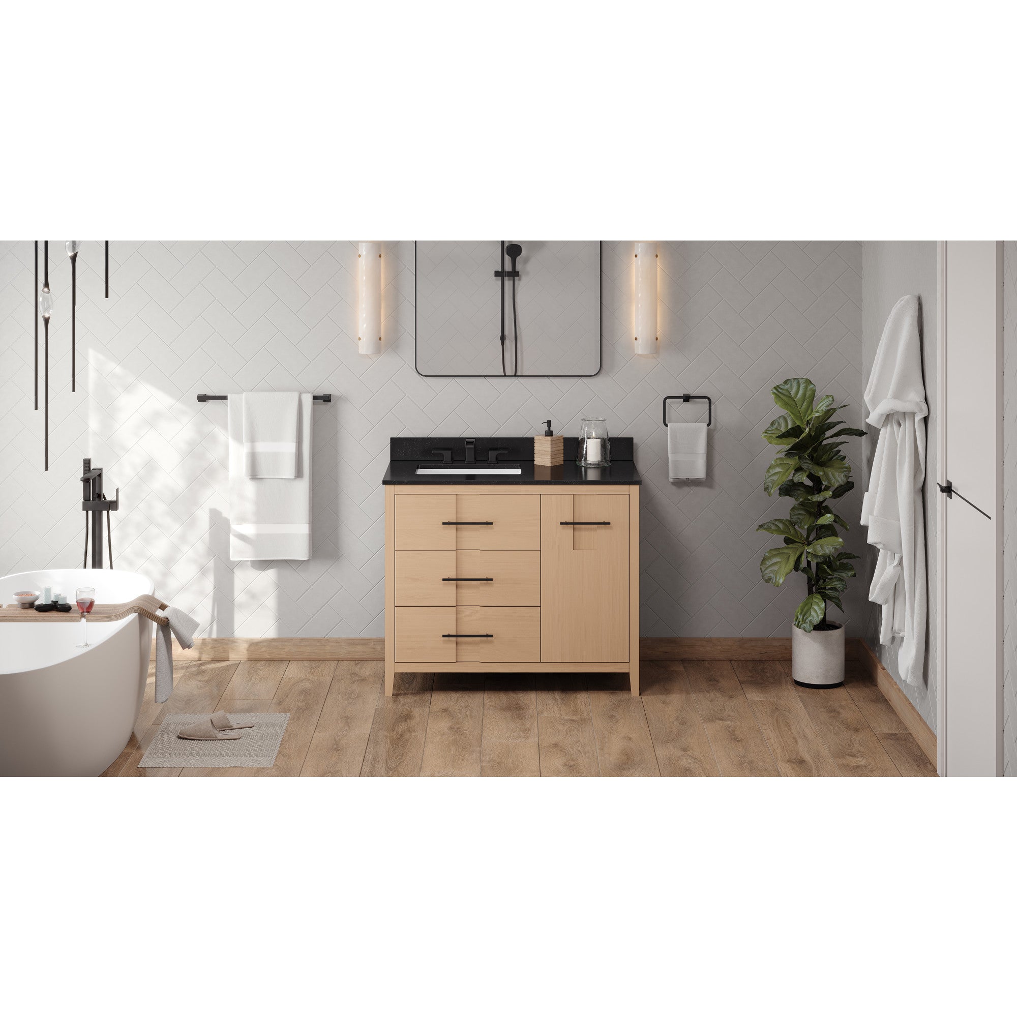 42" Katara Vanity – Left Offset