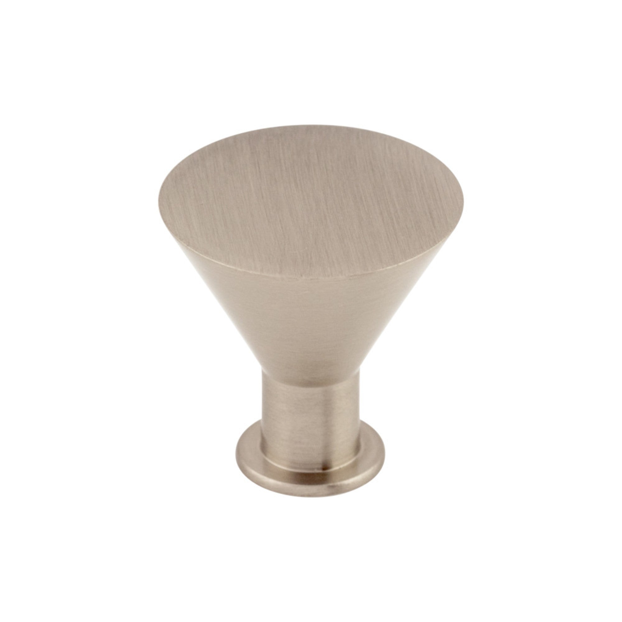 Cocktail 1 3/16" Diameter Round Knob - Brushed Satin Nickel