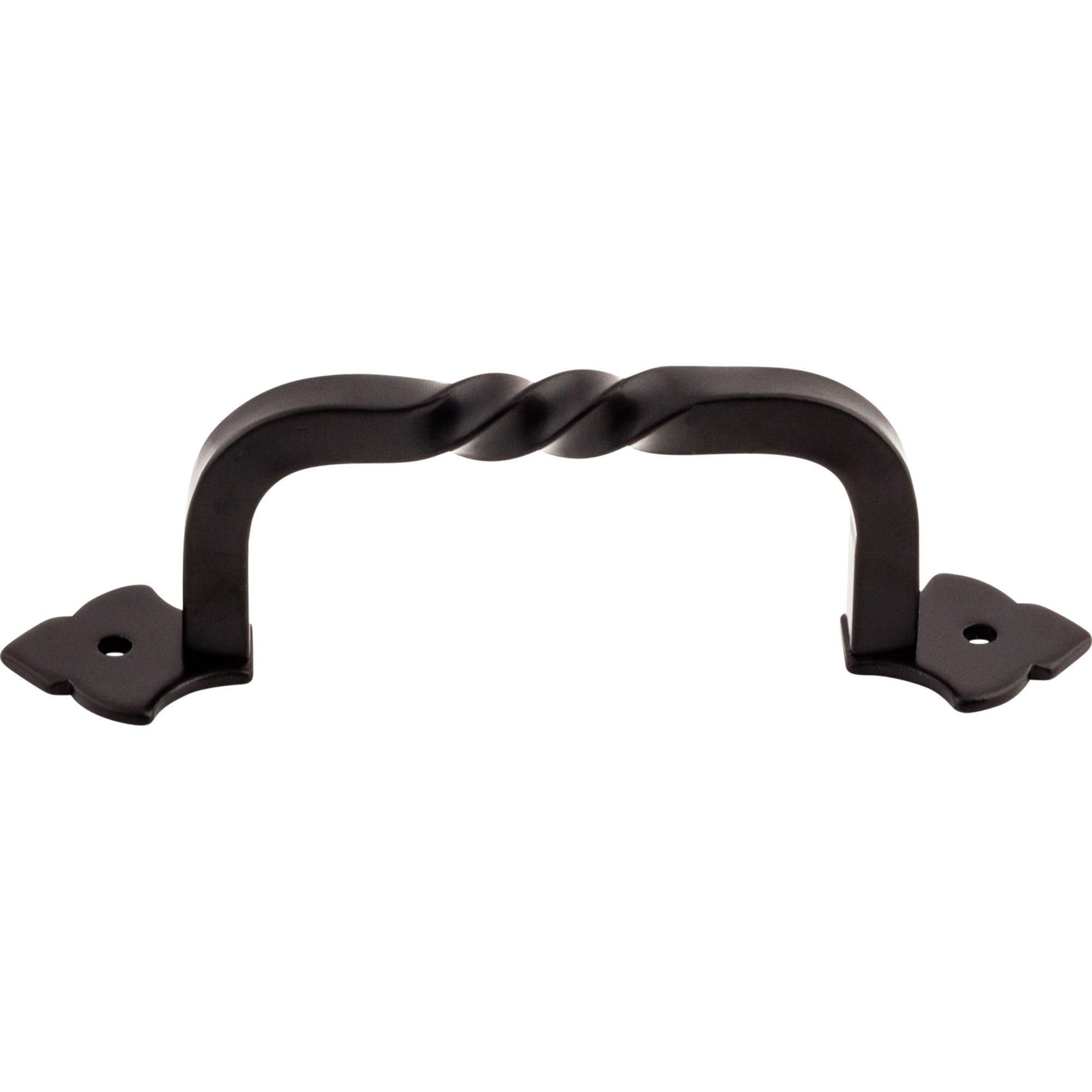 Fixed Norman Crest 4" Center to Center Bar Pull - Patina Black