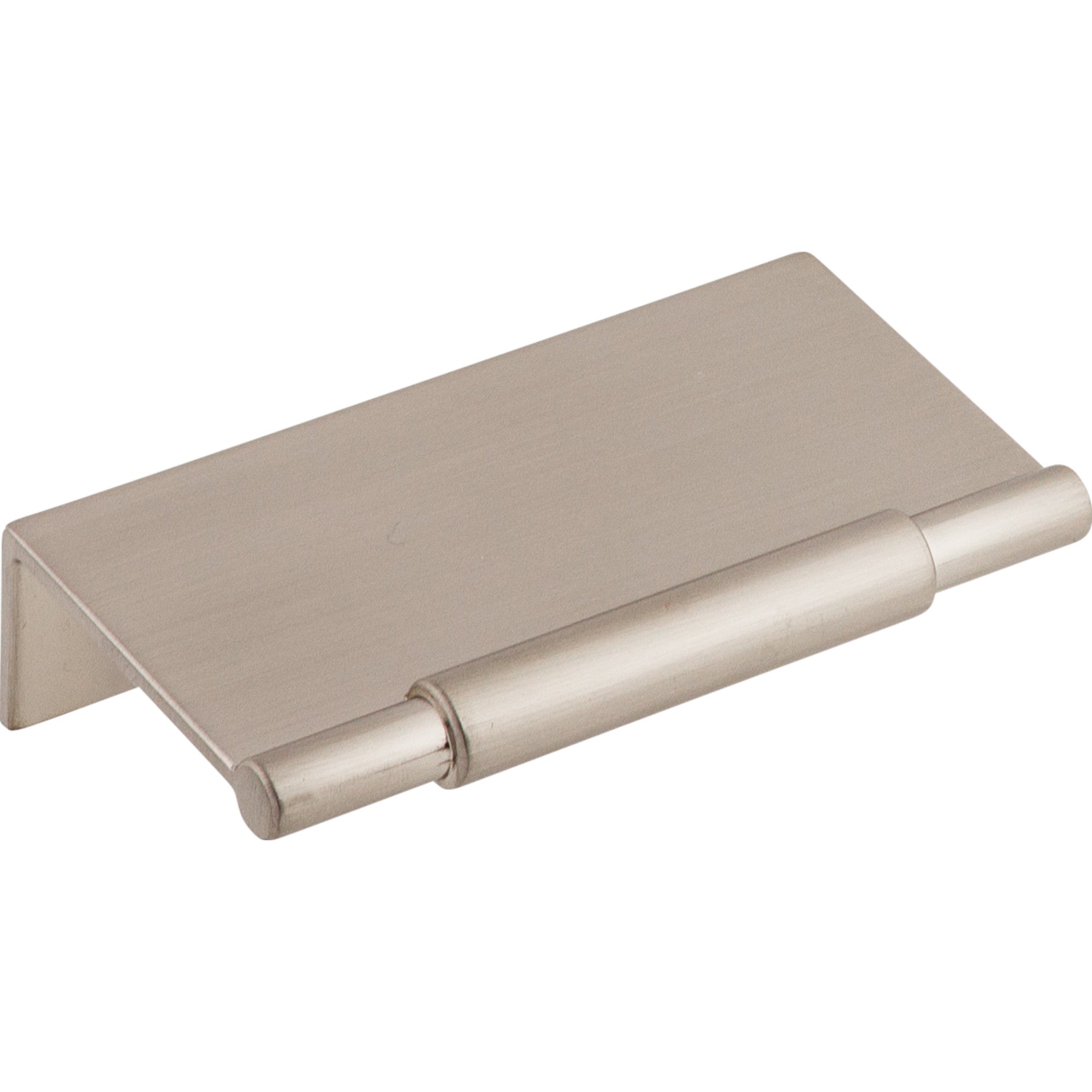 Crestview 2" Center to Center Finger Pull - Brushed Satin Nickel