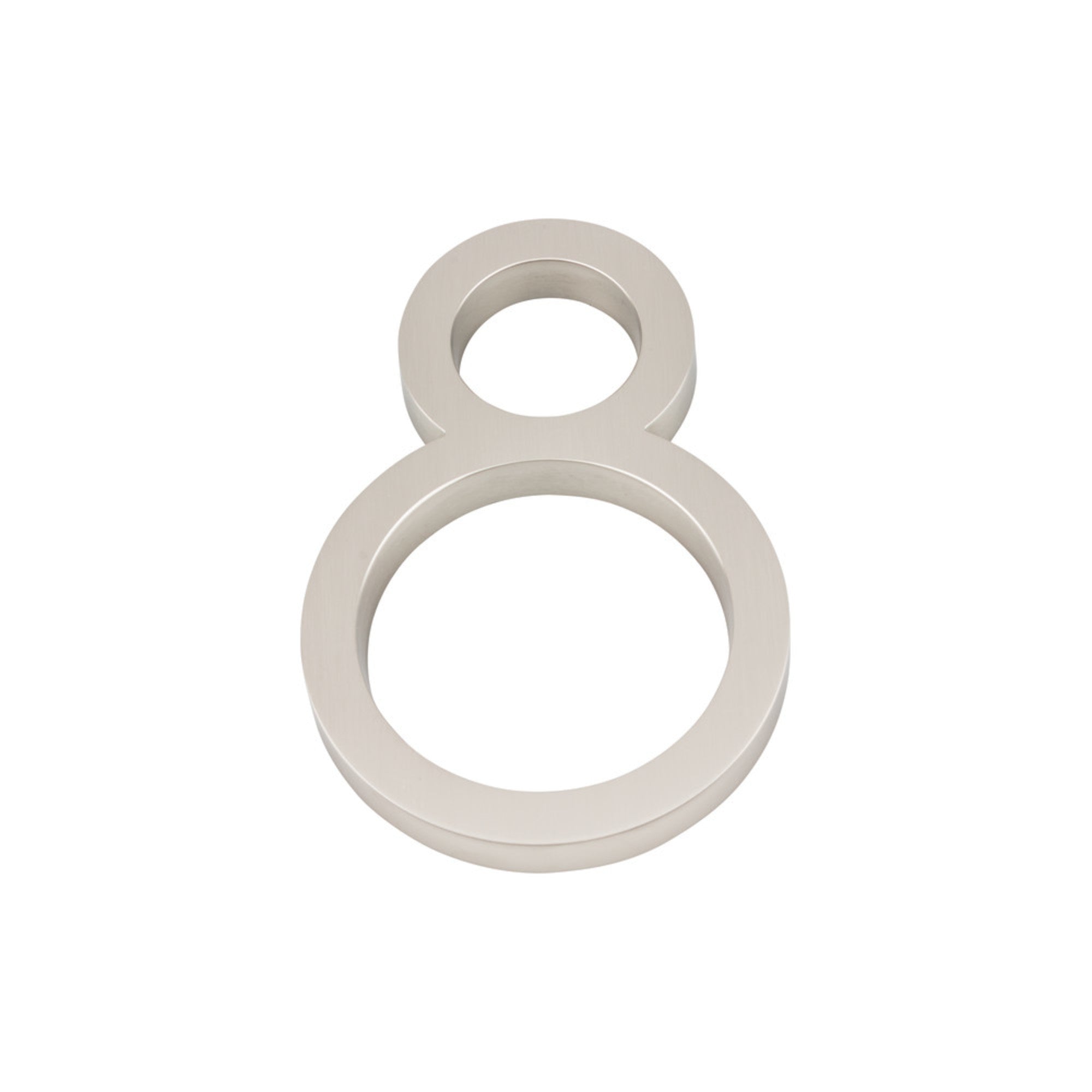 Modern Avalon 6" H House Number - Brushed Nickel