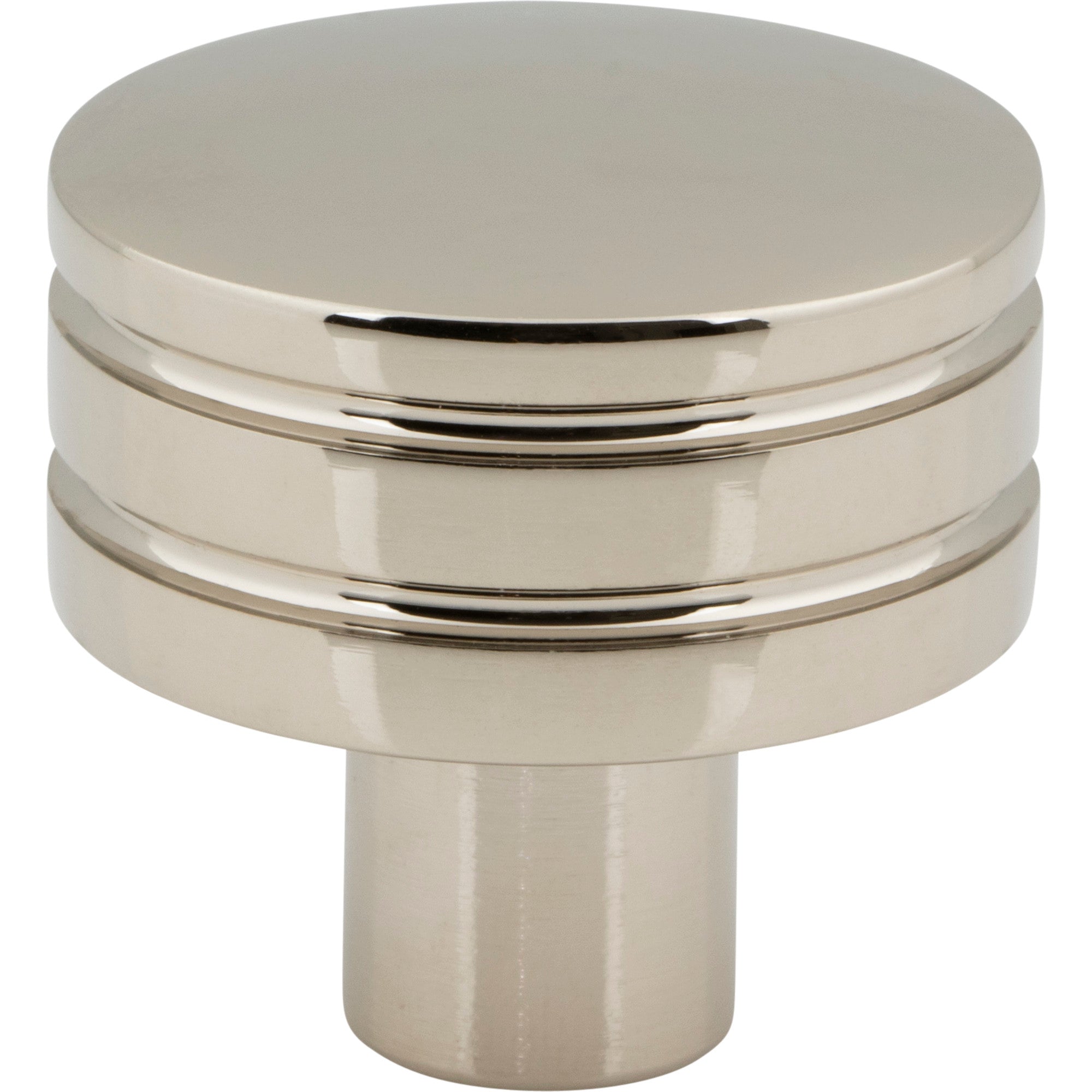 Griffith 1 1/4" Diameter Round Knob - Polished Nickel