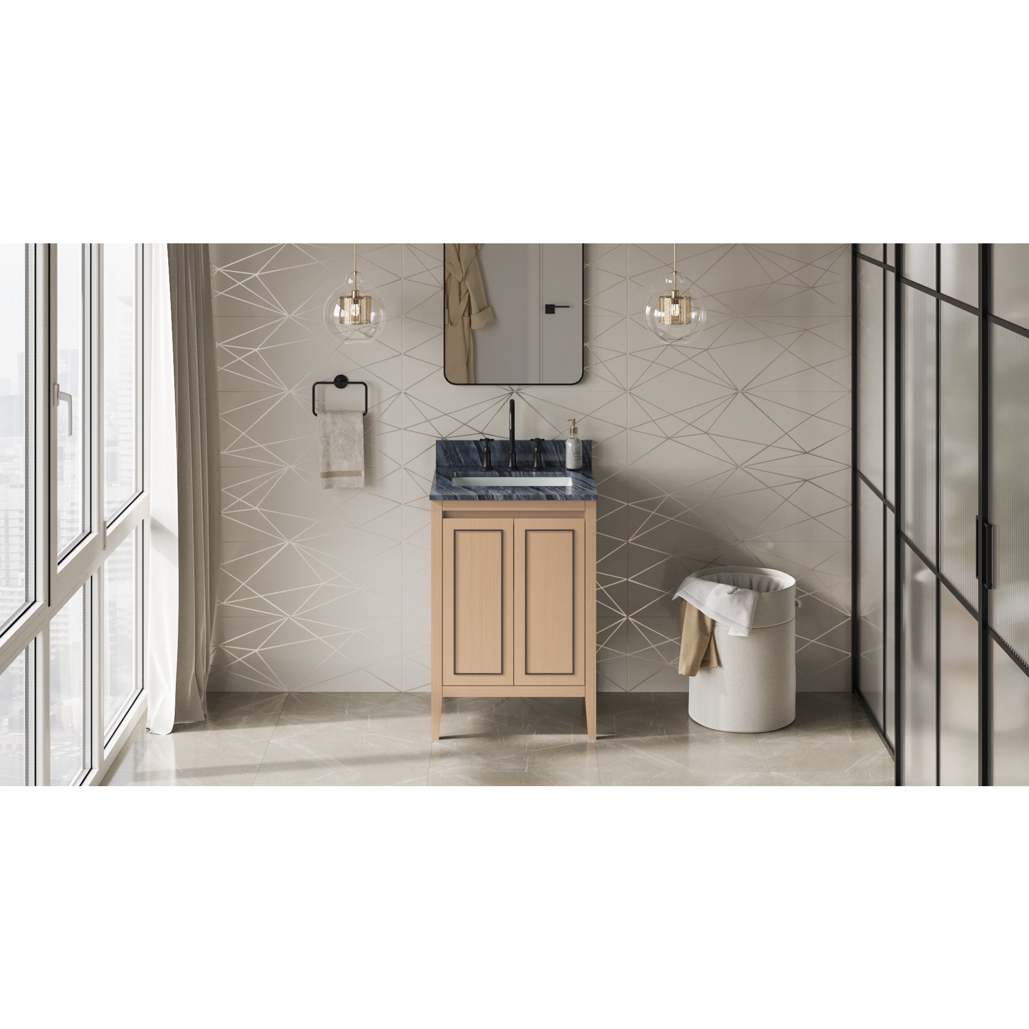 24" Percival Vanity – Natural Oak