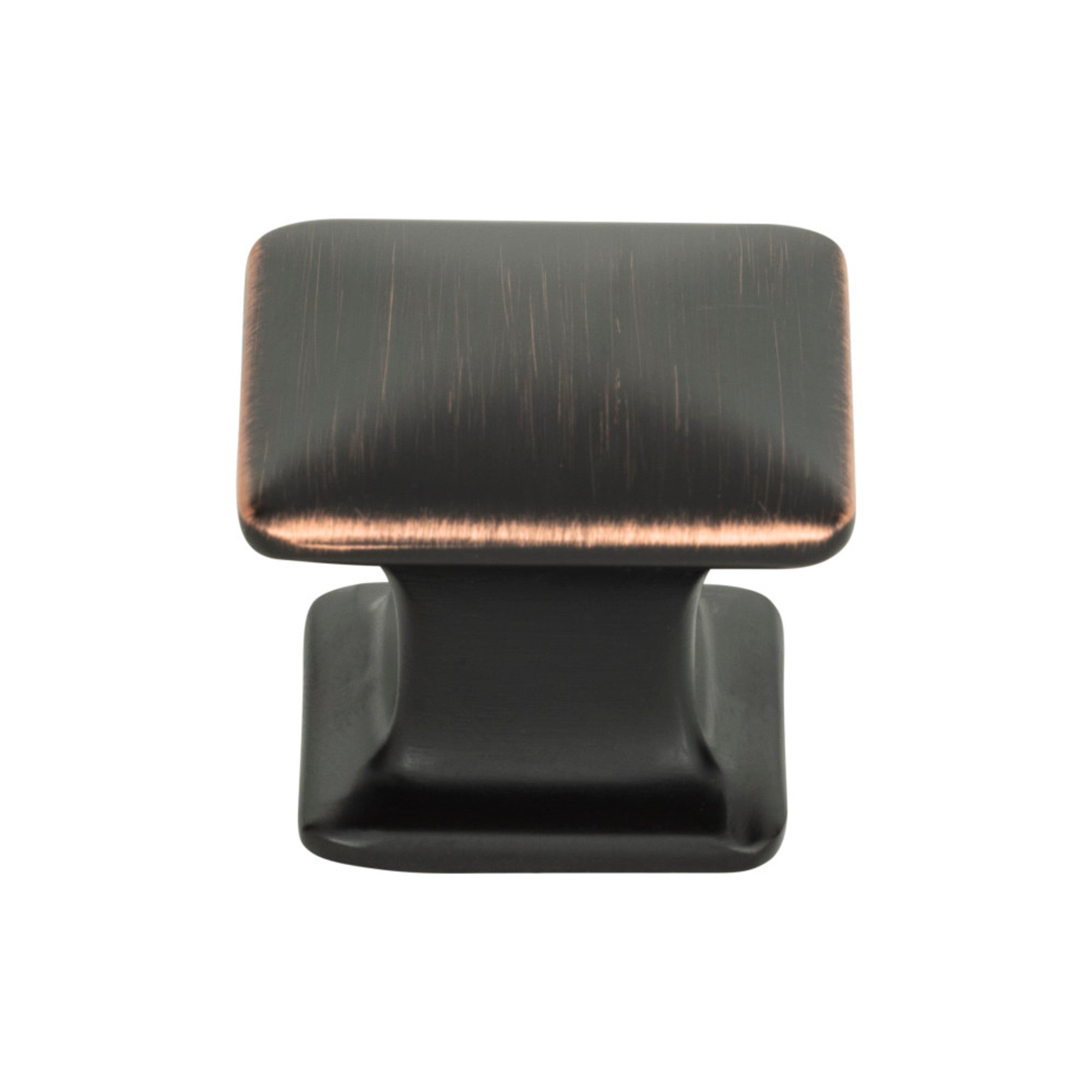 Alcott 1 1/4" Length Square Knob - Venetian Bronze