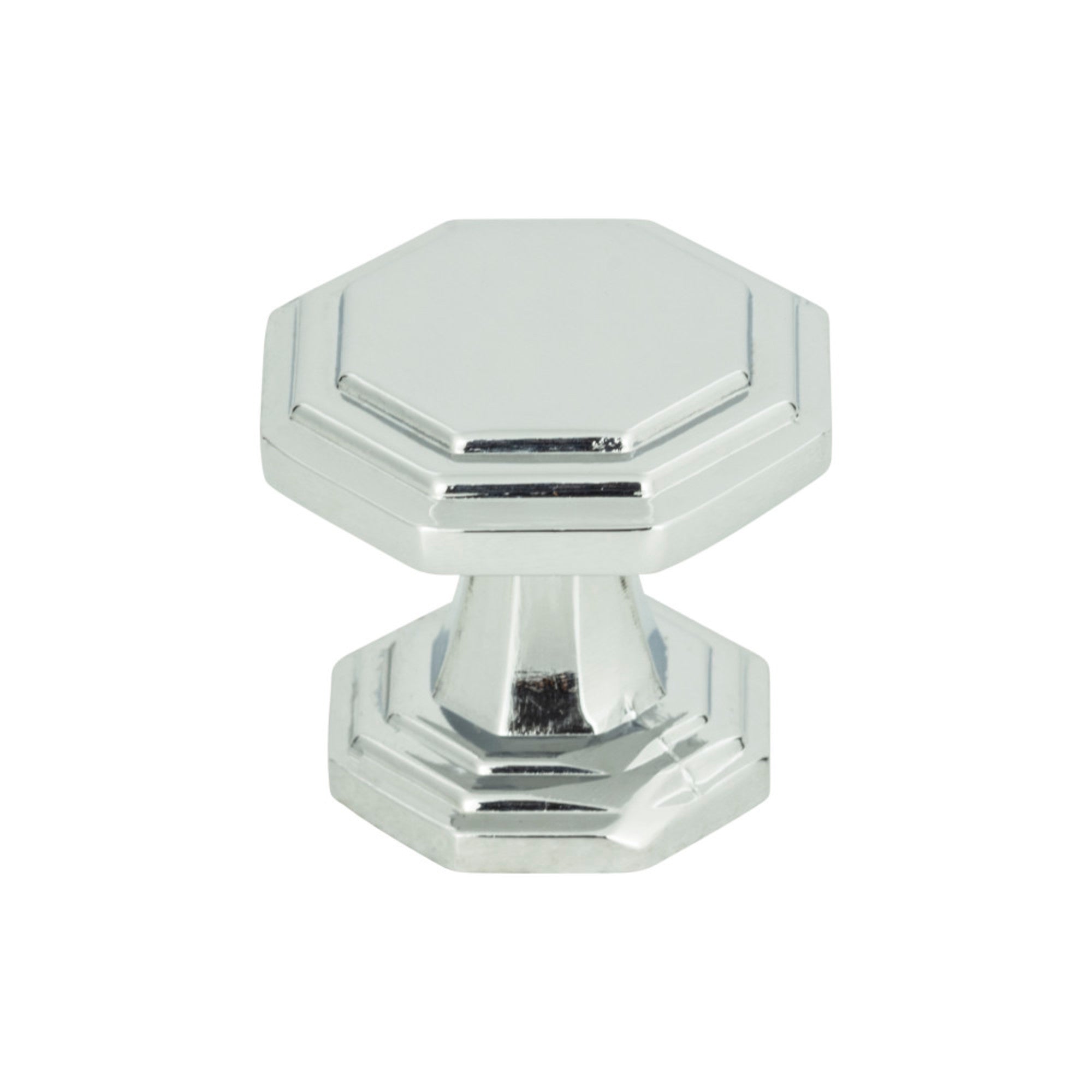 Dickinson Geometric Knob - Polished Chrome