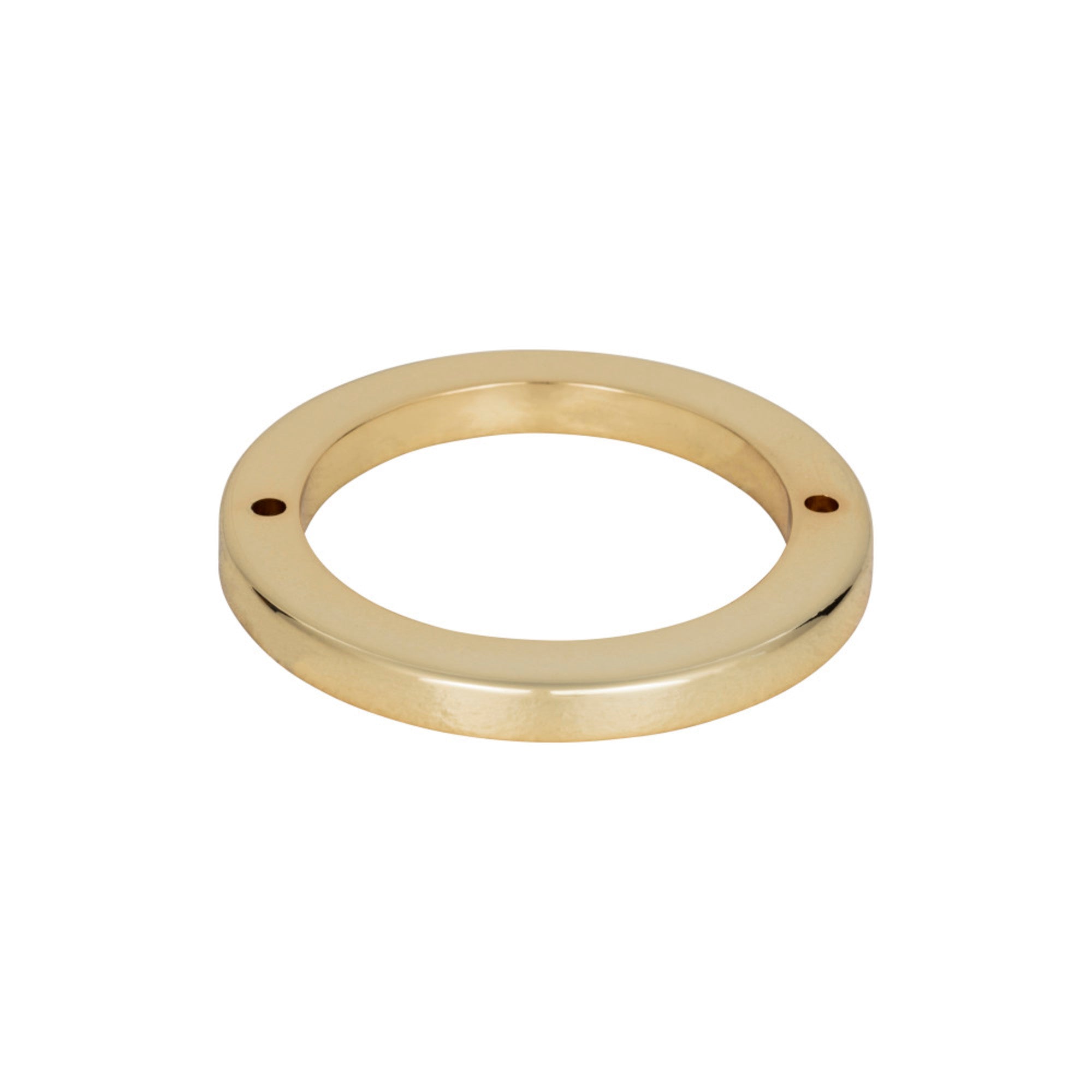 Tableau Round 2 1/2" Center to Center Pull Backplate - French Gold
