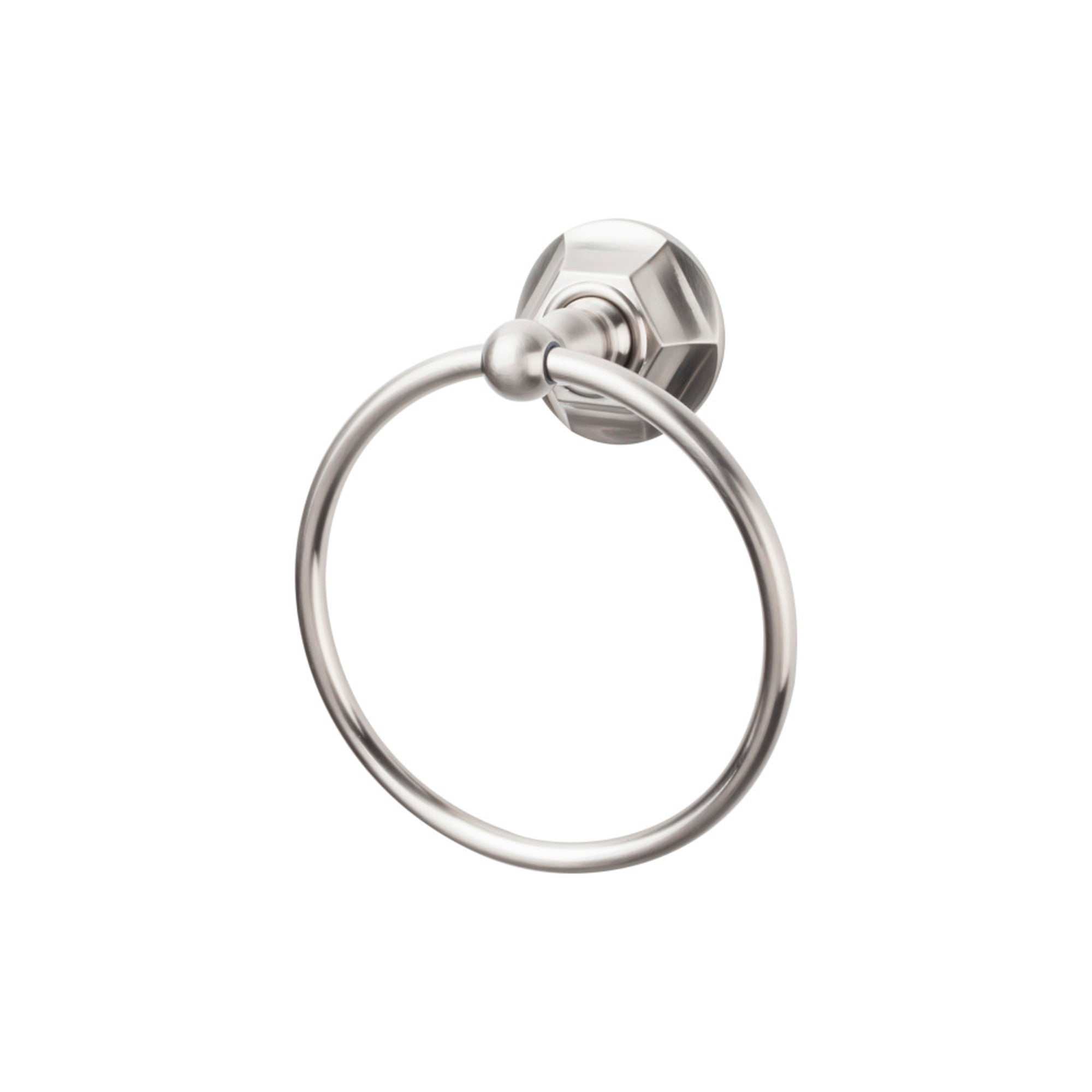 TOP BATH (R) Edwardian Bath Towel Ring - Brushed Satin Nickel