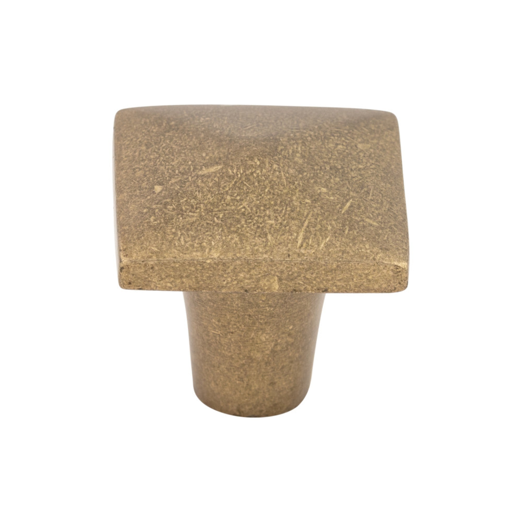 Aspen Square Knob - Light Bronze