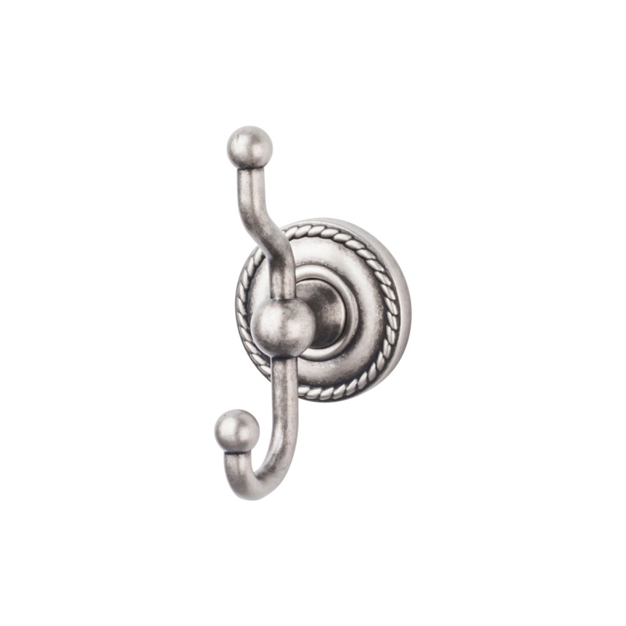 TOP BATH (R) Edwardian Bath 5" Wall Bath Hooks - Antique Pewter