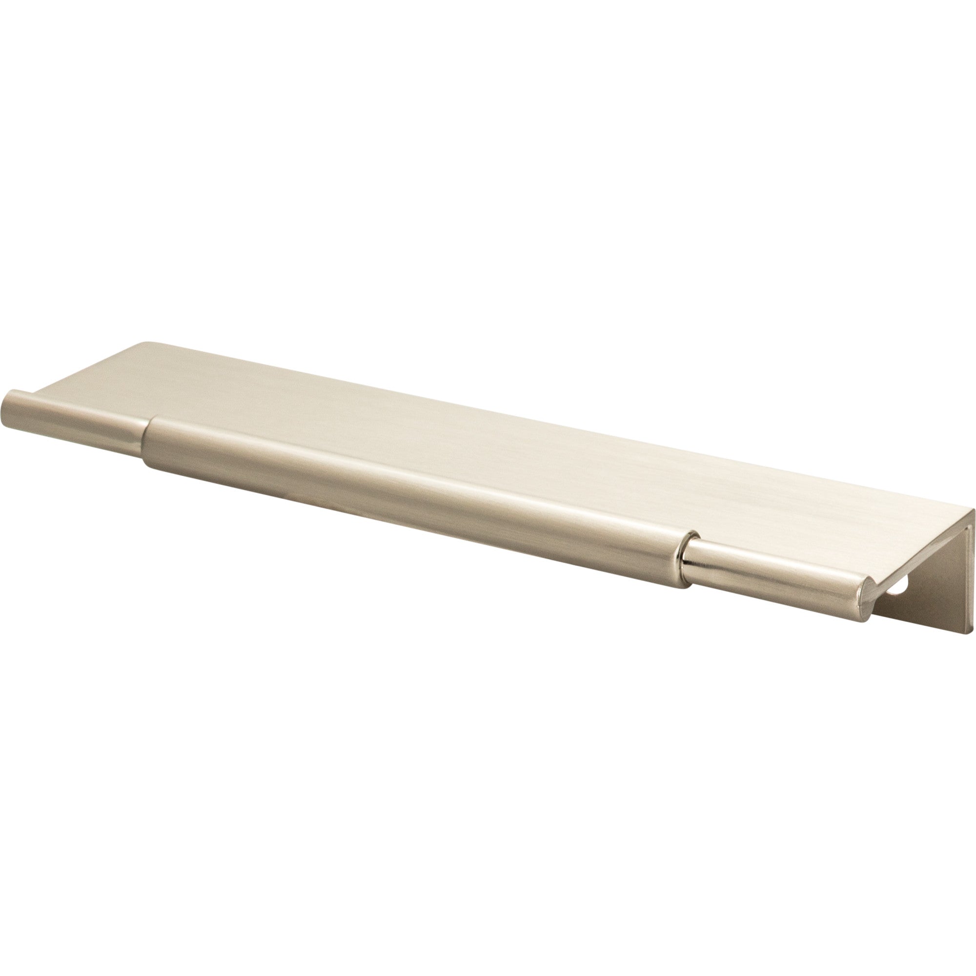 Crestview 5" Center to Center Finger Pull - Brushed Satin Nickel