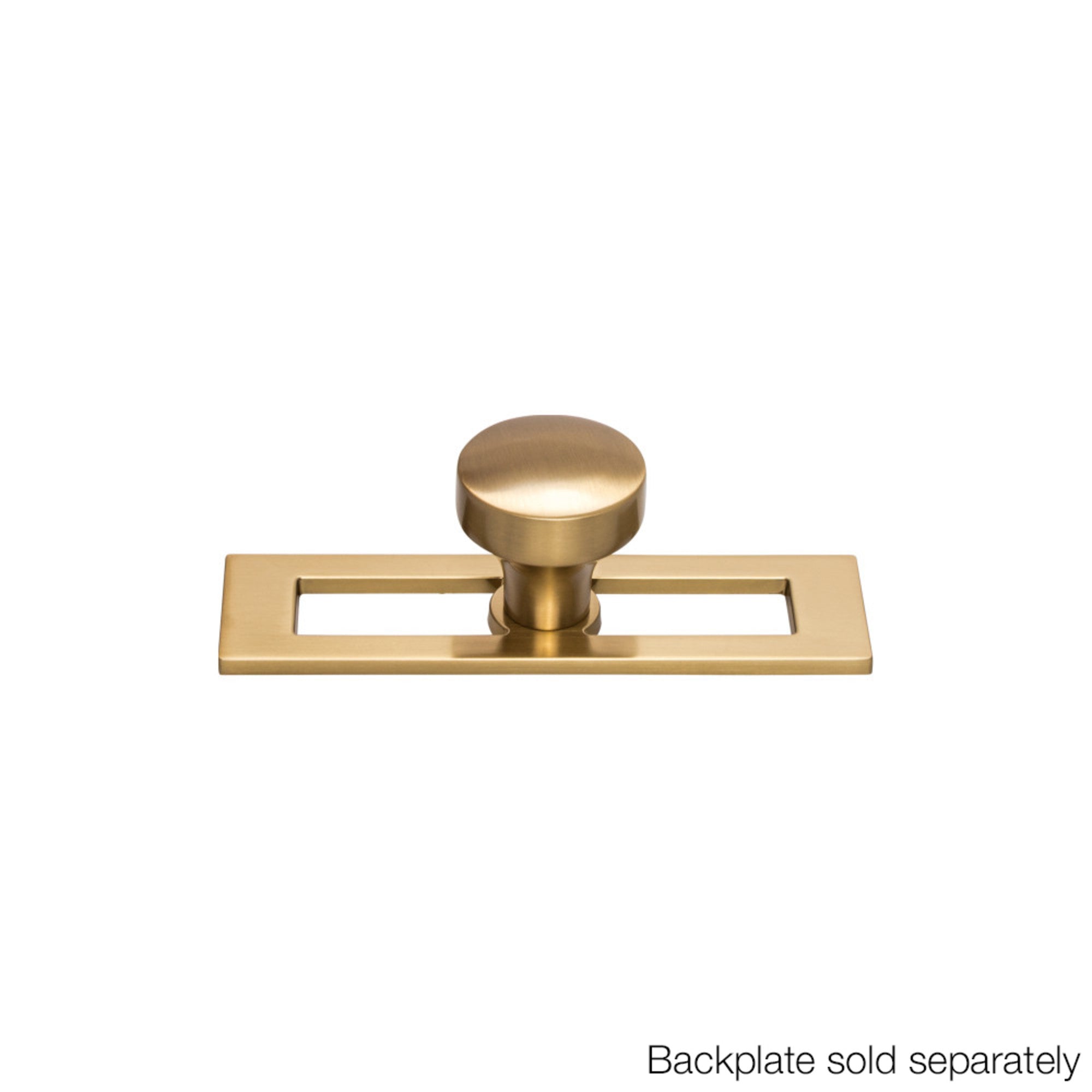 Kinney 1 1/4" Diameter Round Knob - Honey Bronze