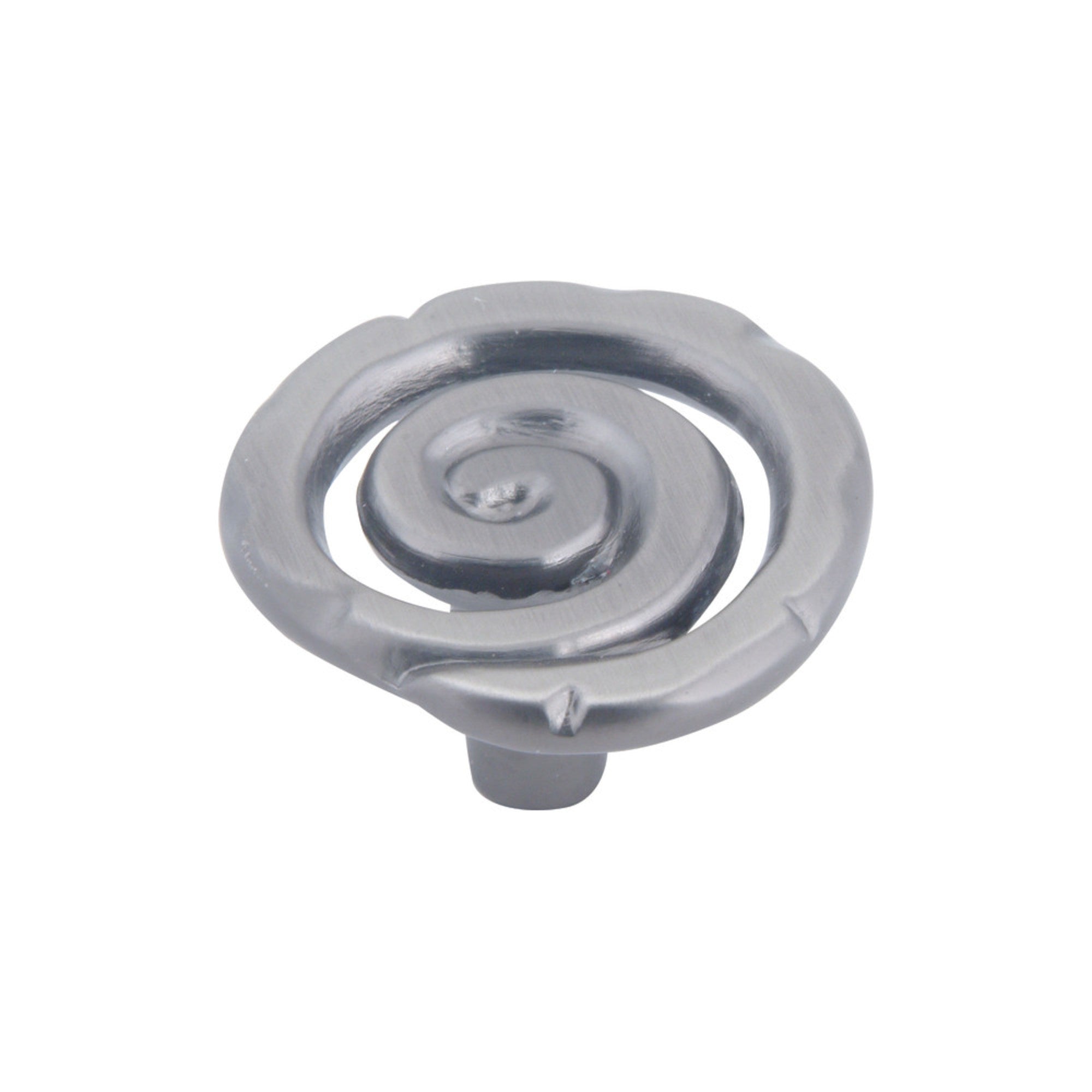 Scroll Novelty Knob - Pewter