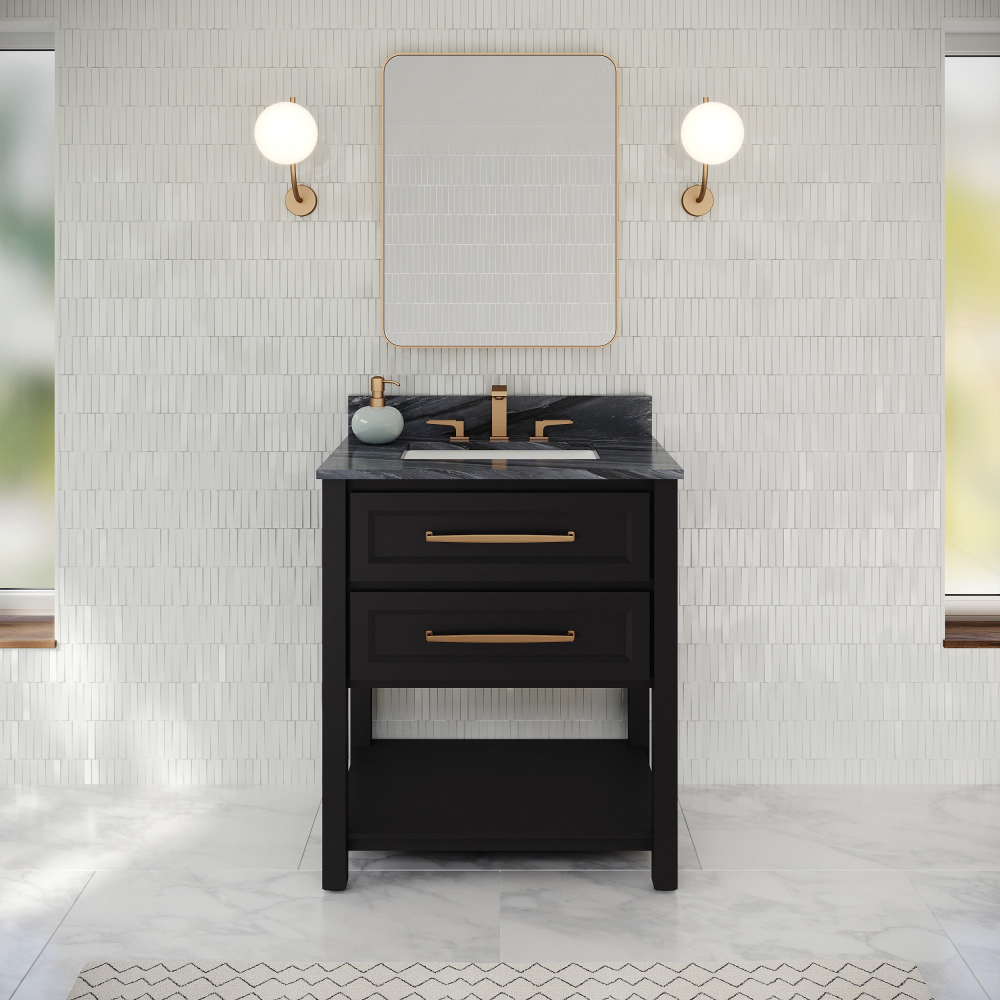 30" Kipling Vanity – Blue Steel