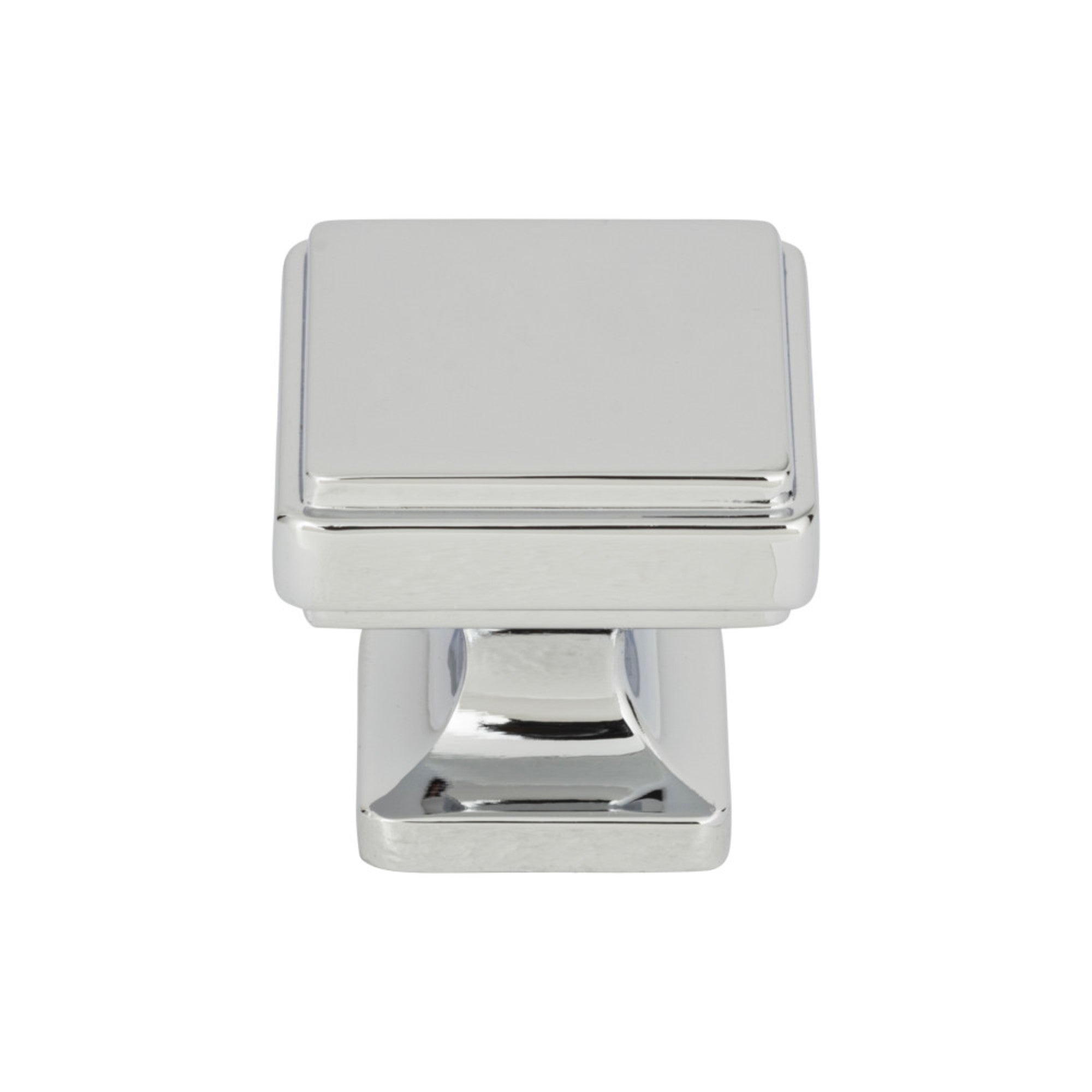 Kate Square Knob - Polished Chrome