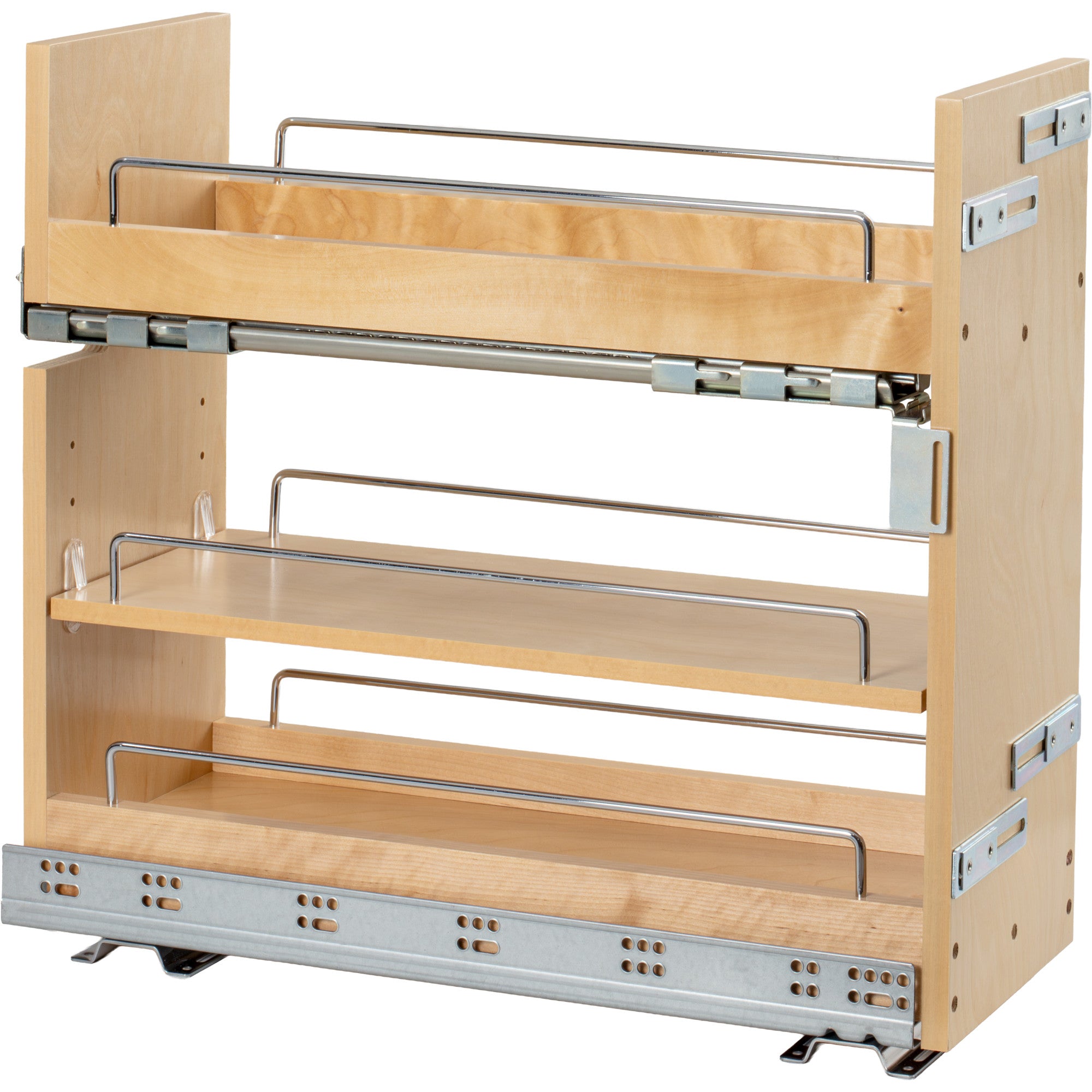 8" "No Wiggle" Soft-Close Under Drawer Base Pullout