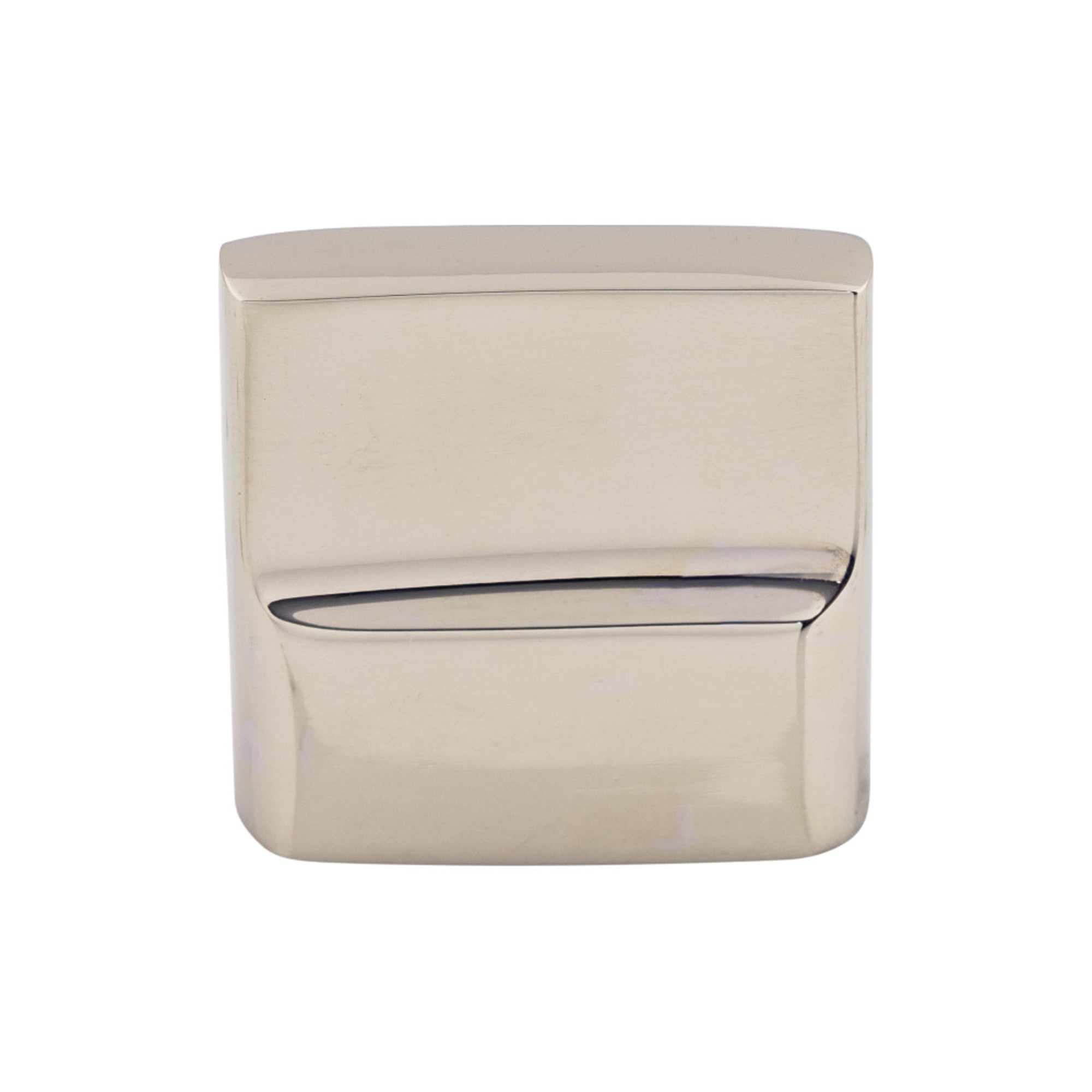 Aspen II Flat Sided Knob - Polished Nickel