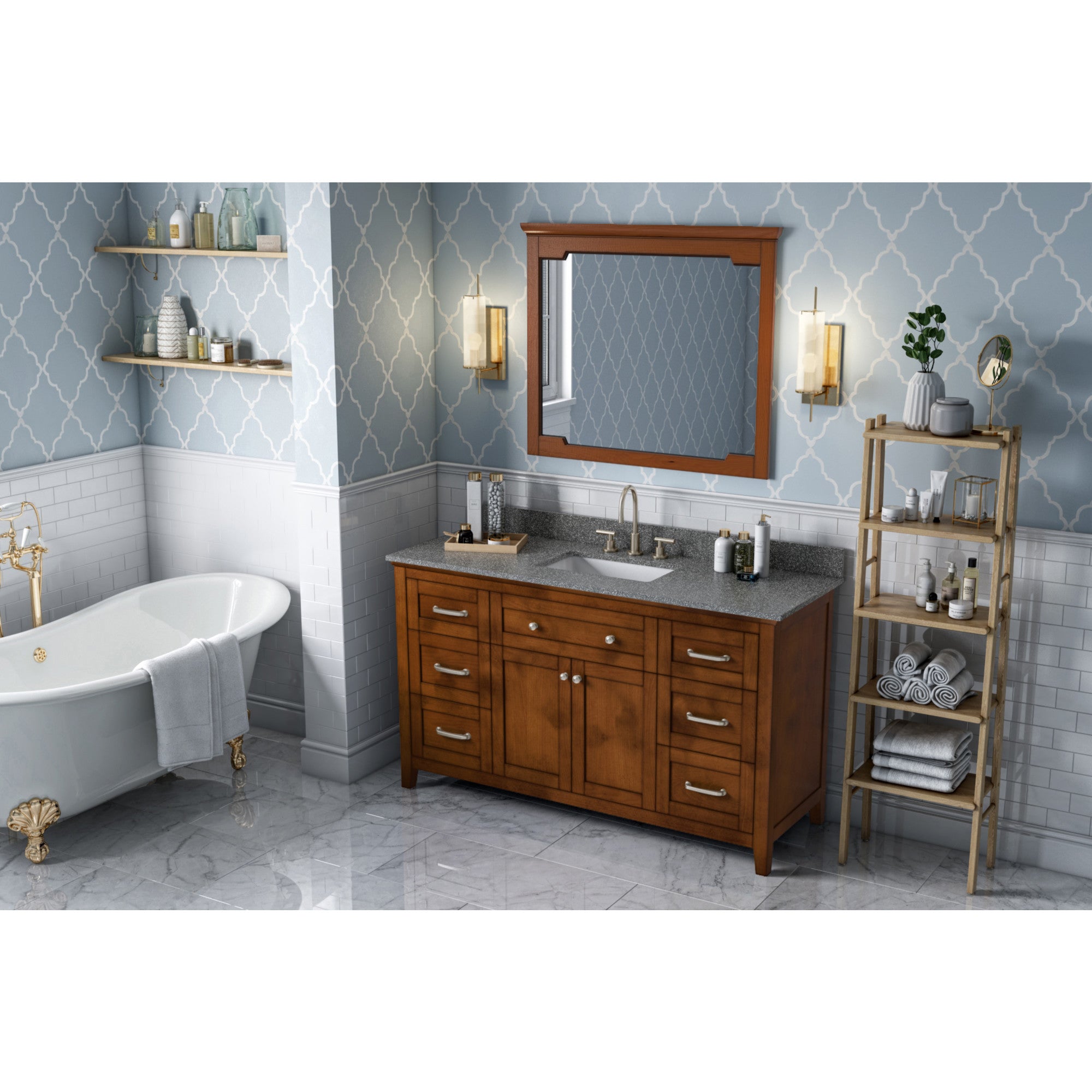 60" Chatham Vanity – Chocolate