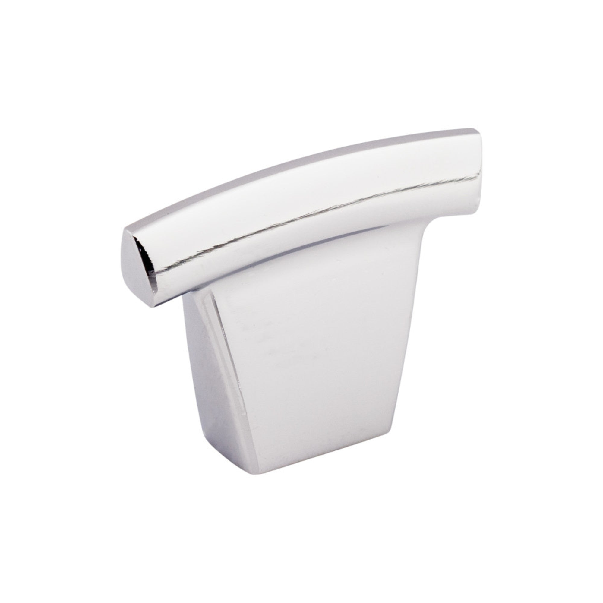 Arched 1 1/2" Length Bar Knob - Polished Chrome