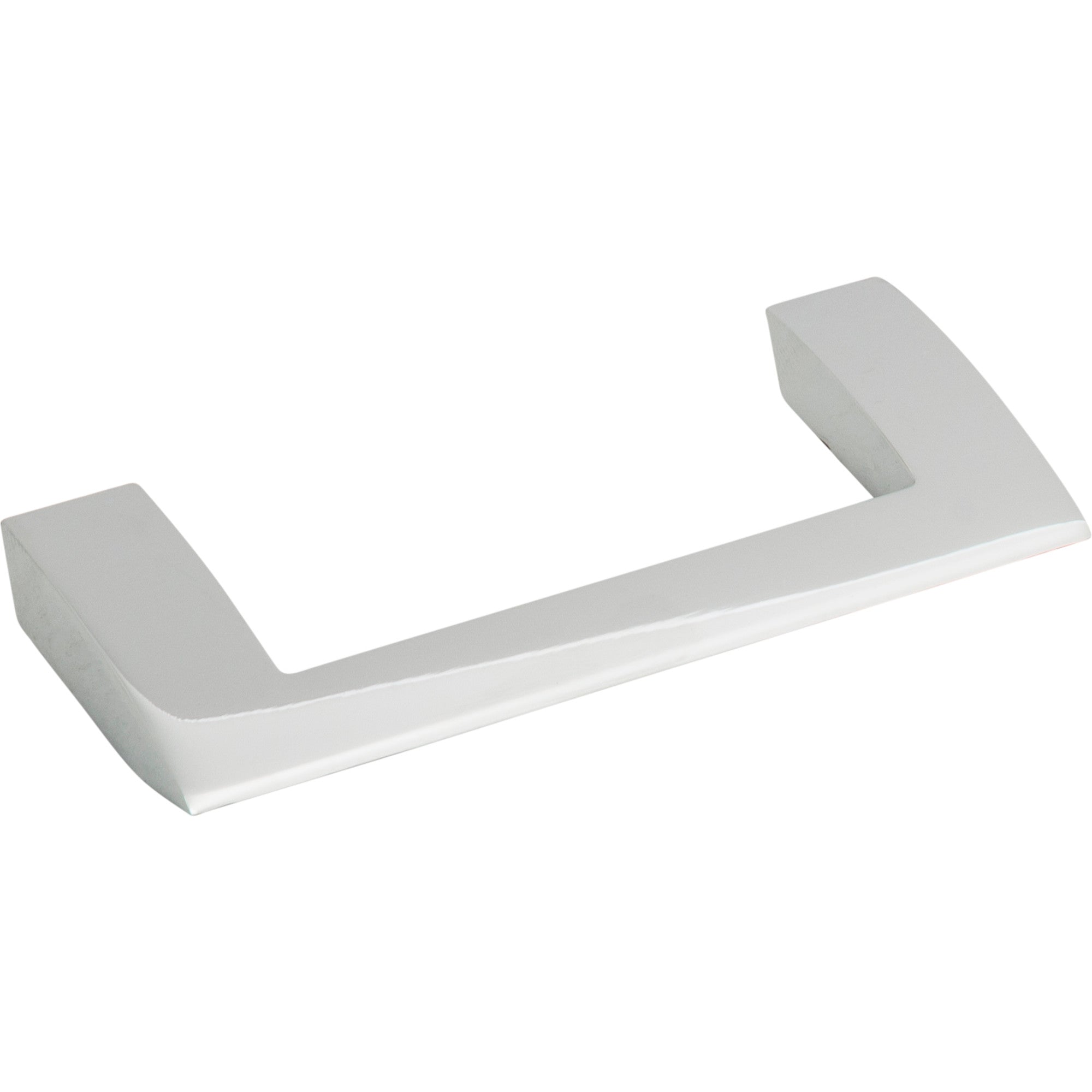 Angled Drop 3 3/4" Center to Center Bar Pull - Polished Chrome