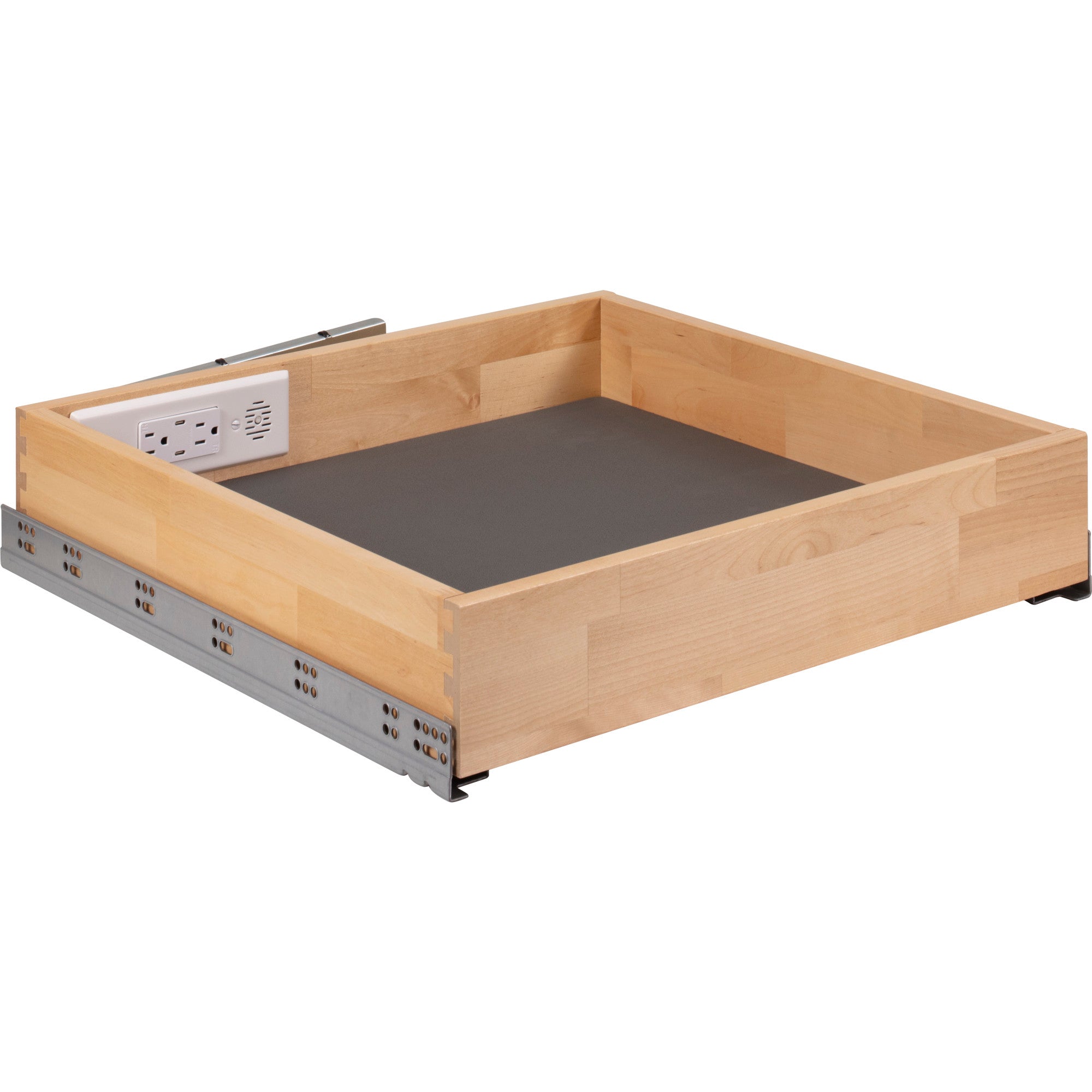21" Charging Drawer for Kitchen with In-Drawer Outlets & Charging Ports