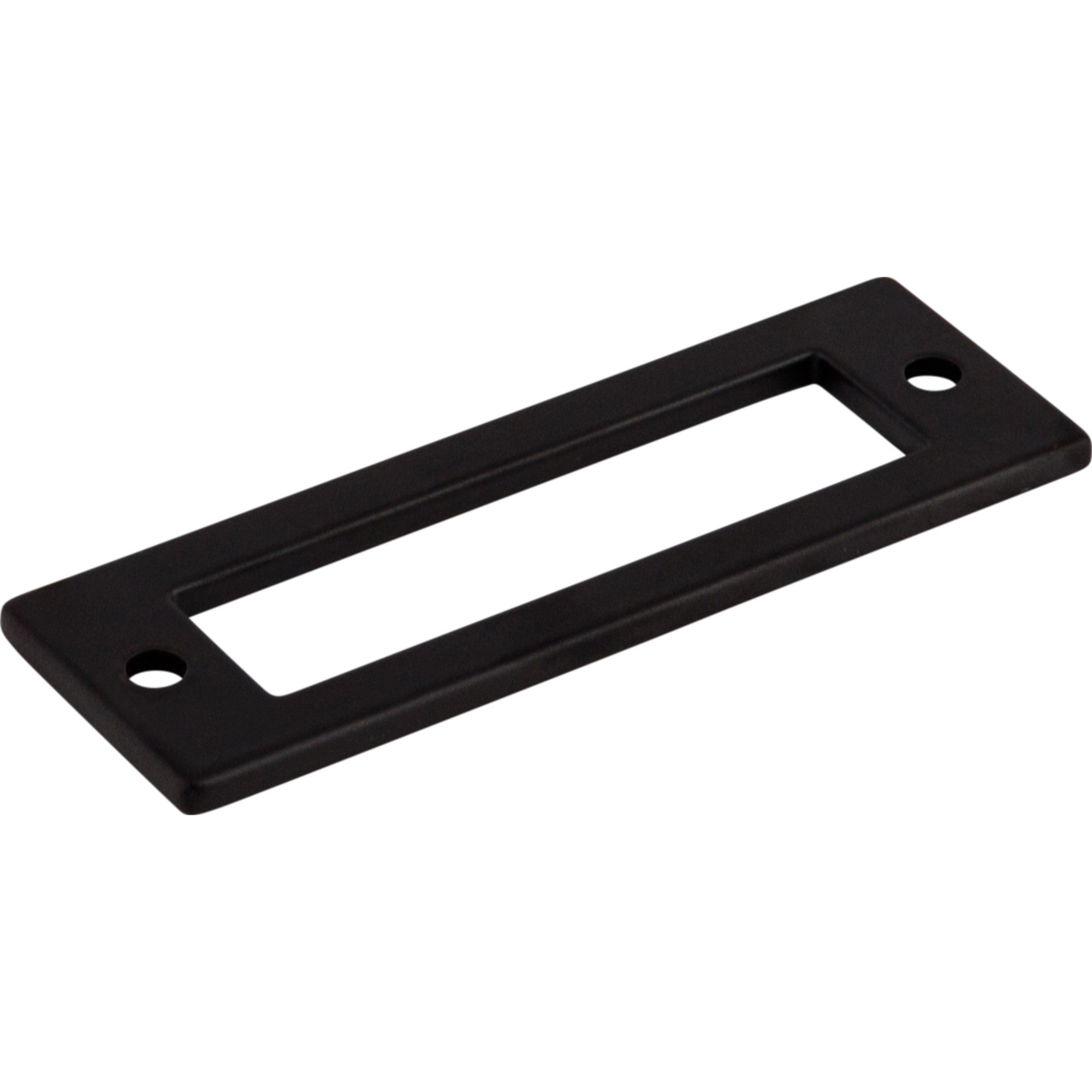 Hollin 3" Center to Center Pull Backplate - Flat Black