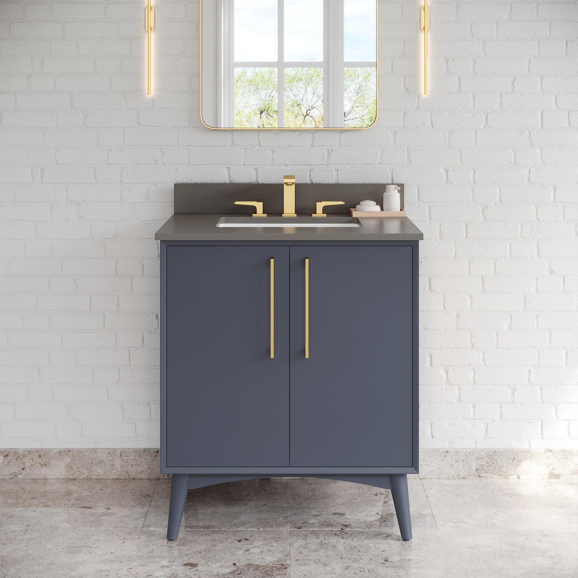 30" Dashwood Vanity – Blue Steel