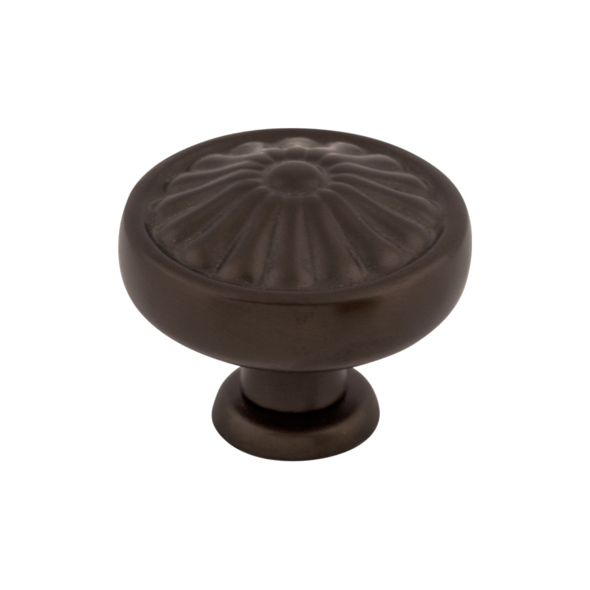 Flower Round Knob - Oil Rubbed Bronze