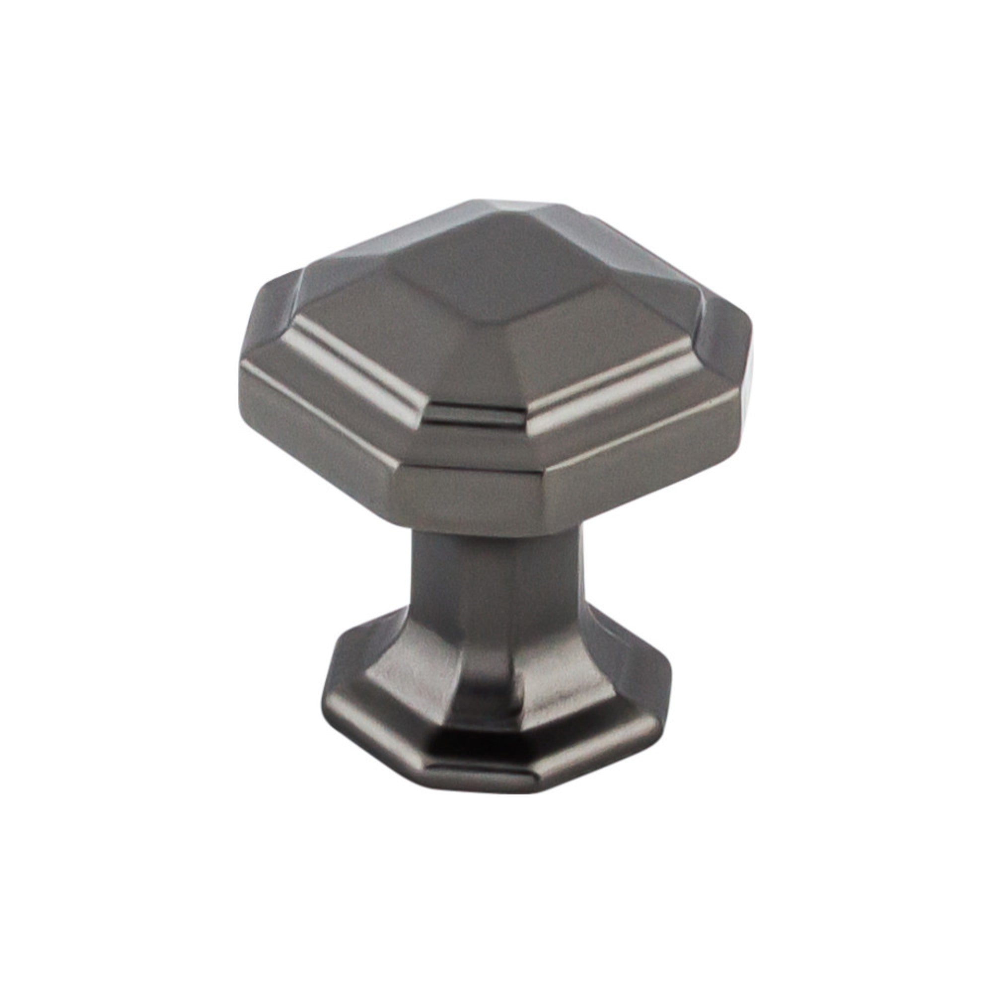 Emerald 1 1/8" Diameter Round Knob - Ash Gray