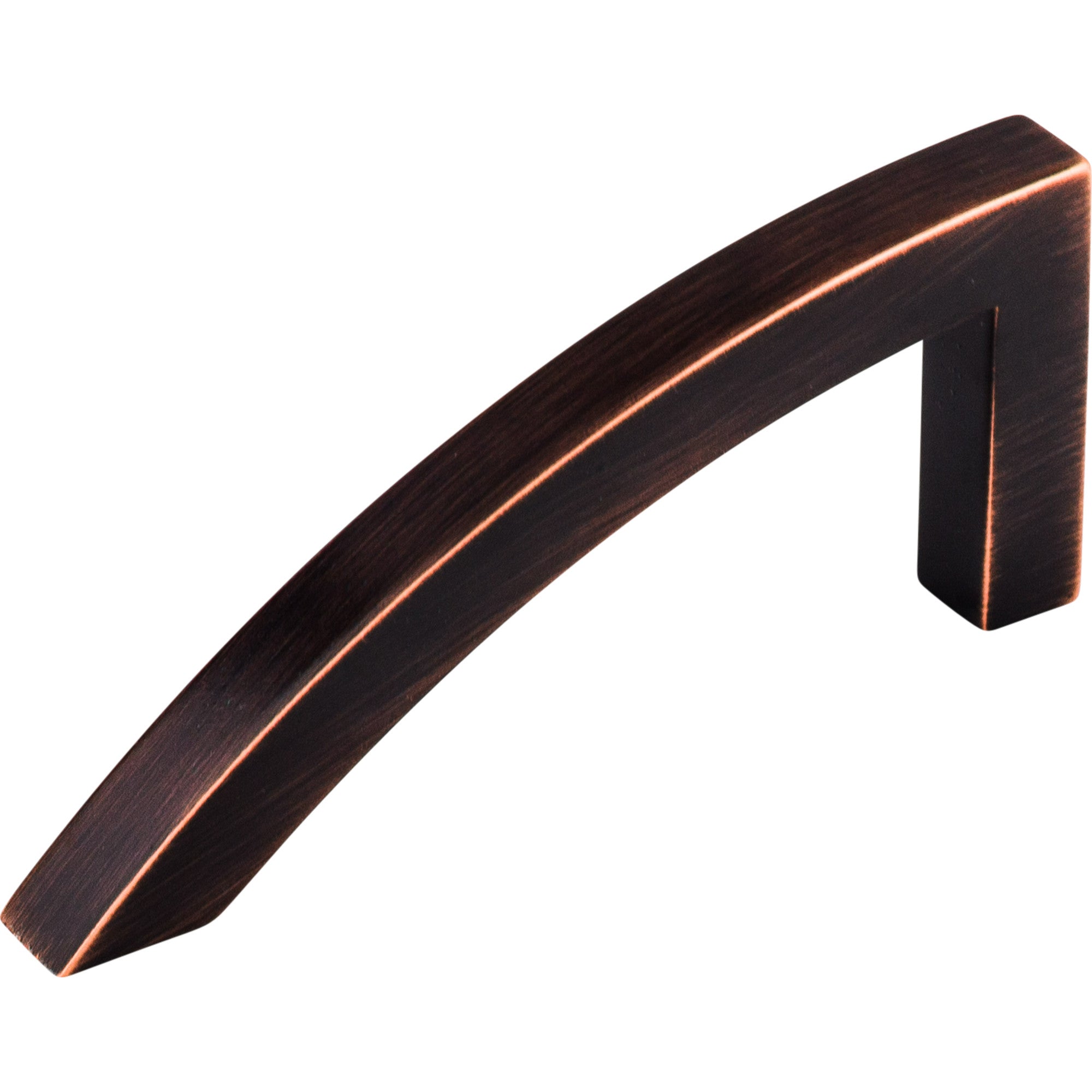 Sloped 3 7/8" Center to Center Bar Pull - Tuscan Bronze