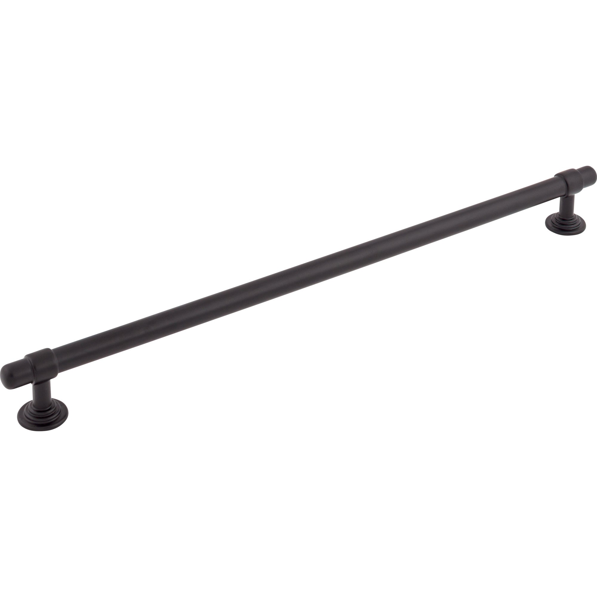 Ellis 12" Center to Center Bar Pull - Flat Black