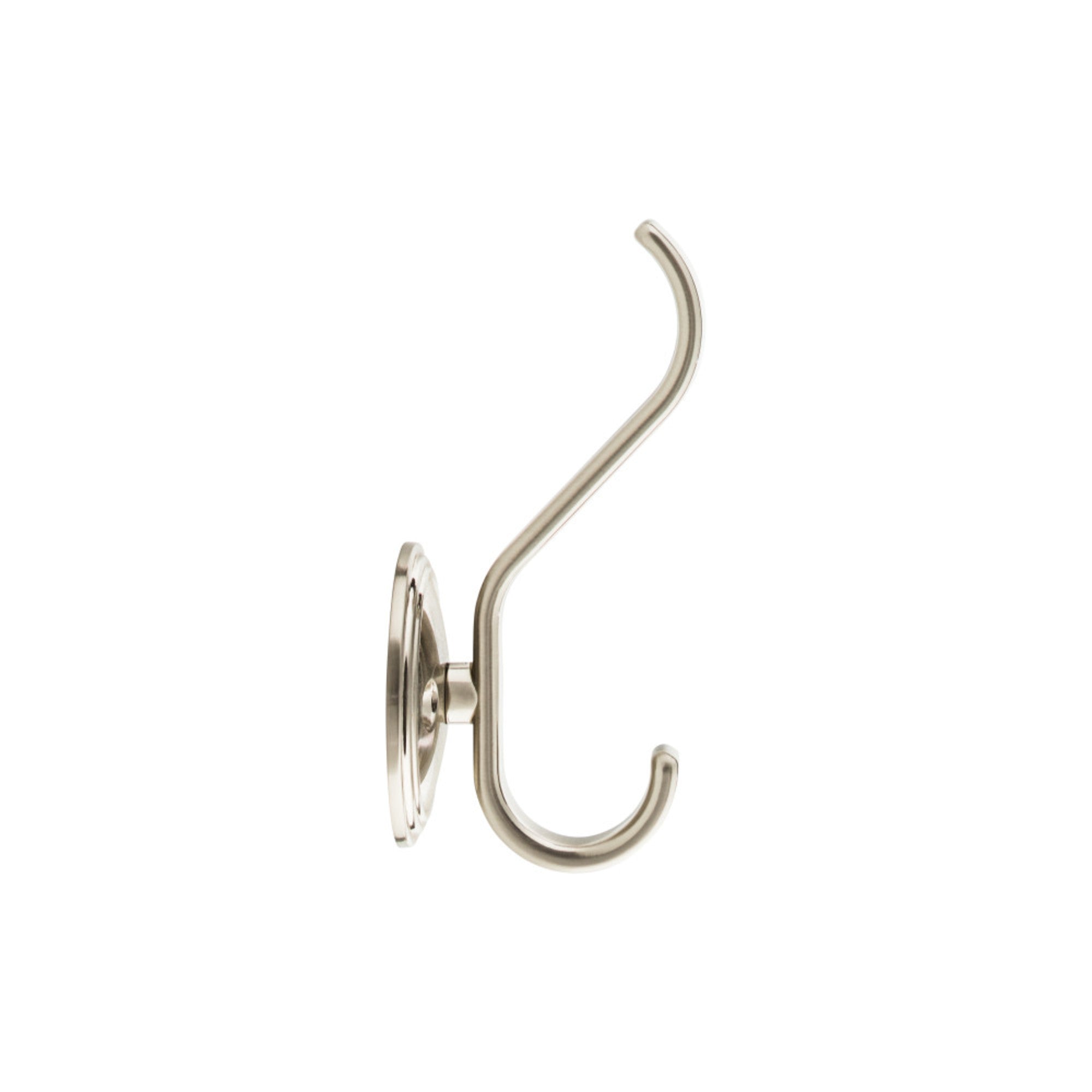 Reeded 4 11/16" Wall Hooks - Brushed Satin Nickel