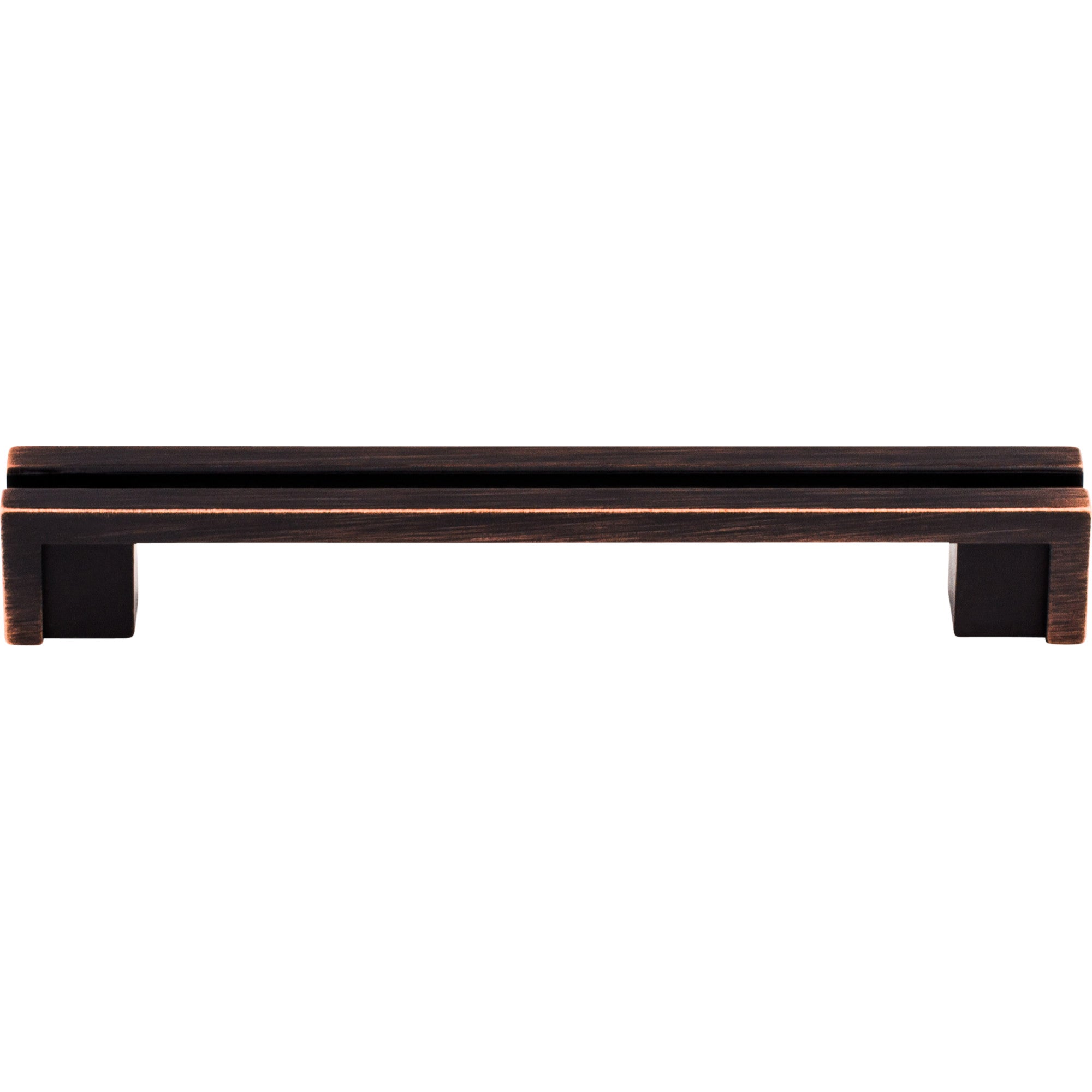 Flat Rail Bar Pull - Tuscan Bronze