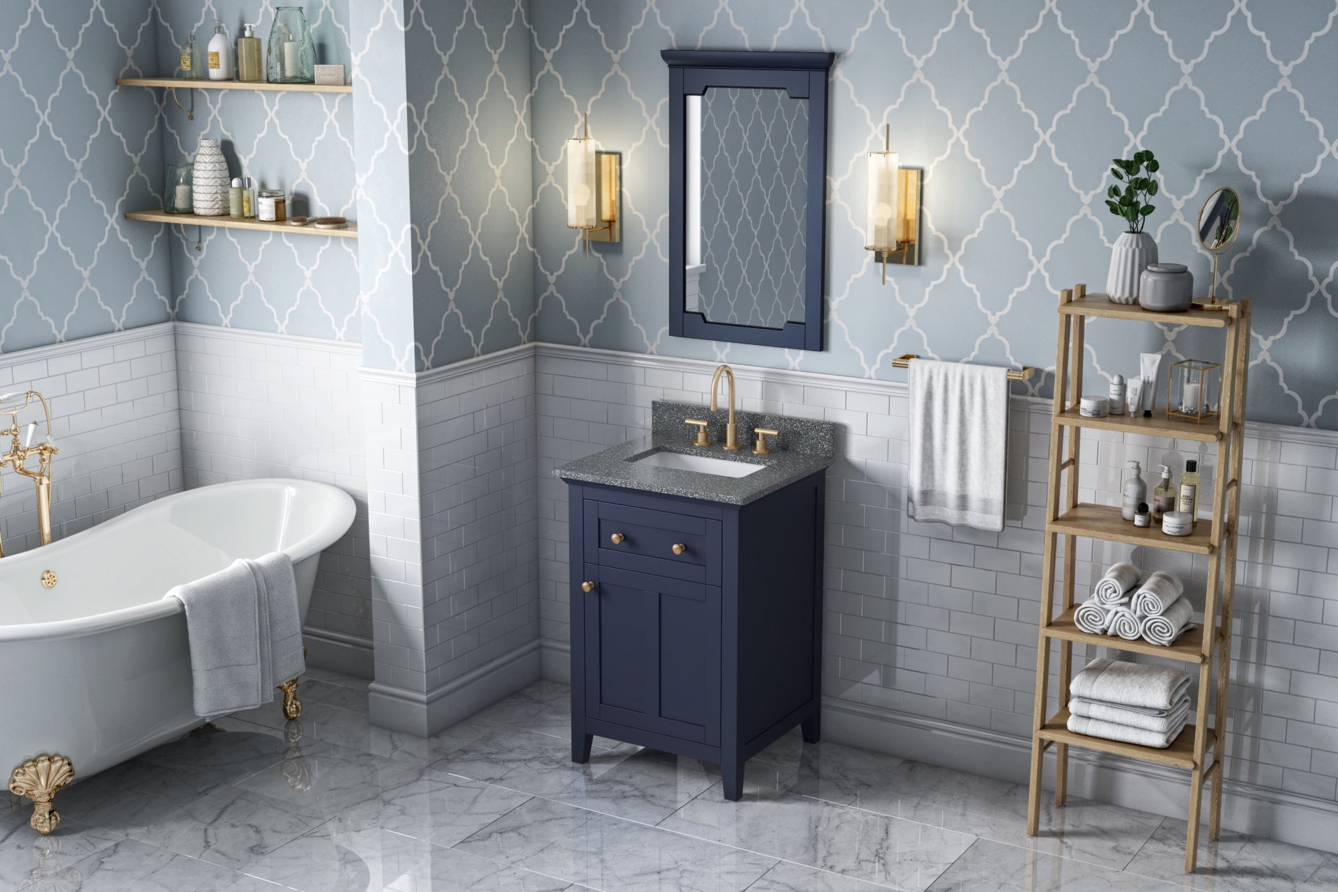 24" Chatham Vanity – Hale Blue