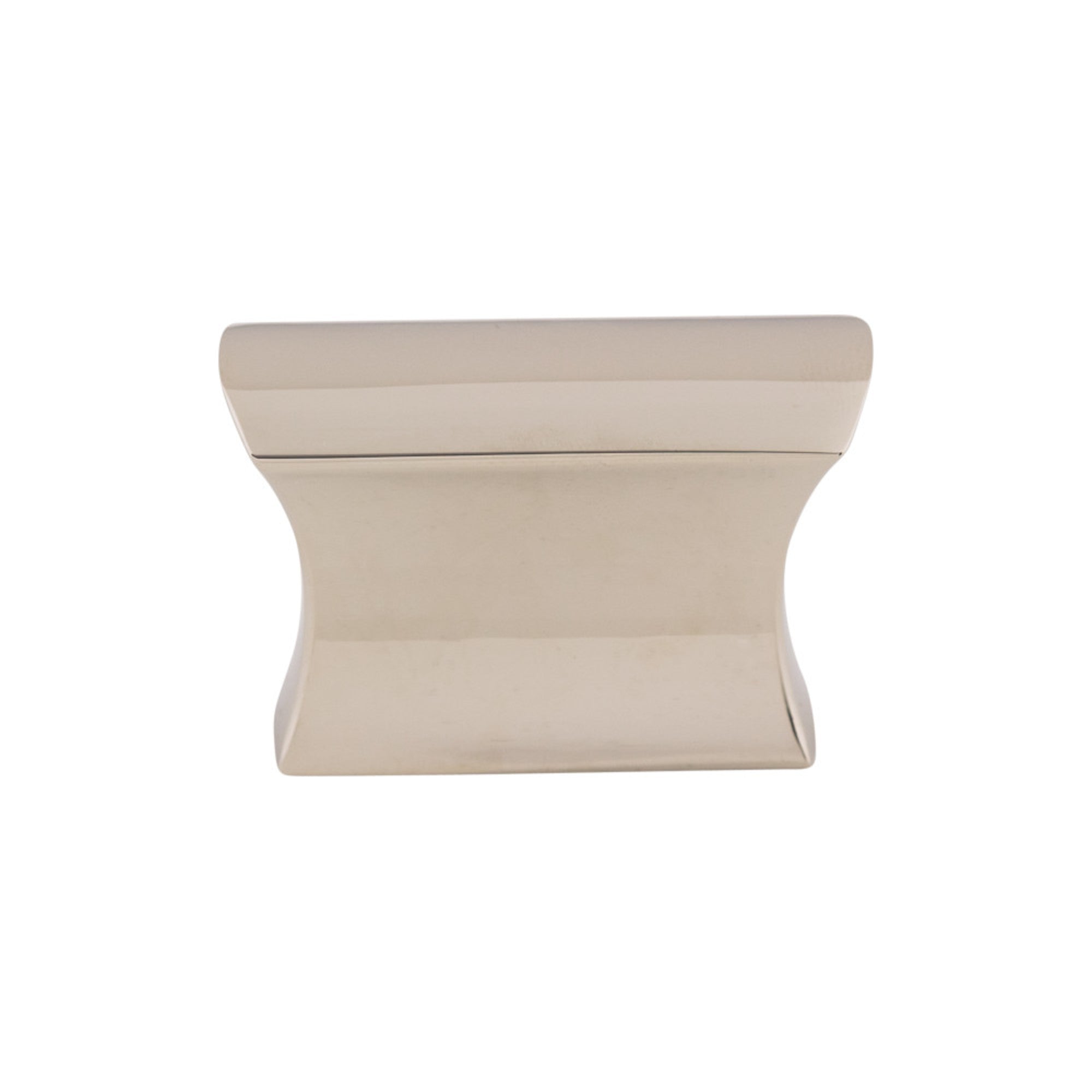 Glacier 1 1/2" Length Rectangle Knob - Polished Nickel