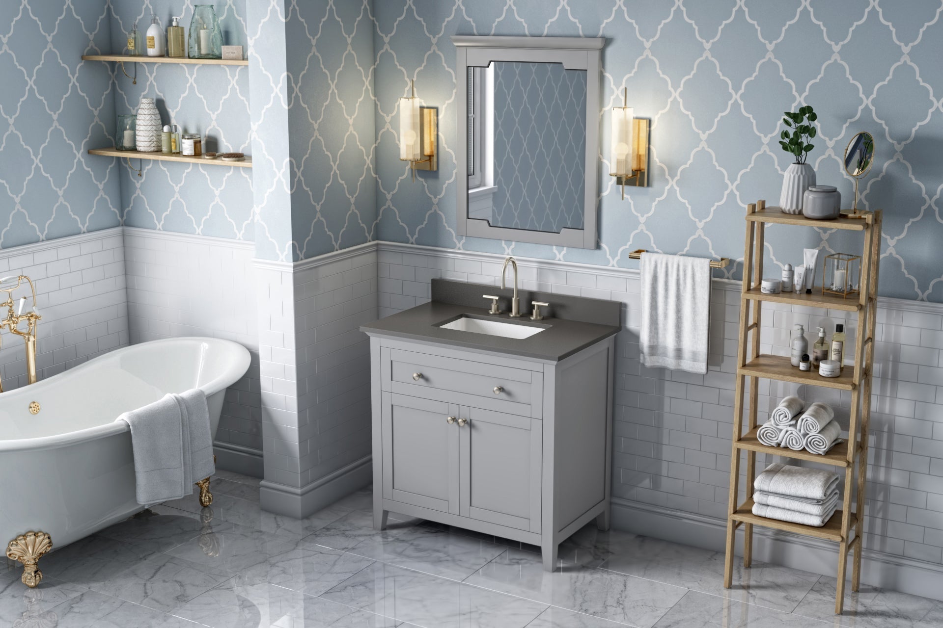 36" Chatham Vanity – Grey