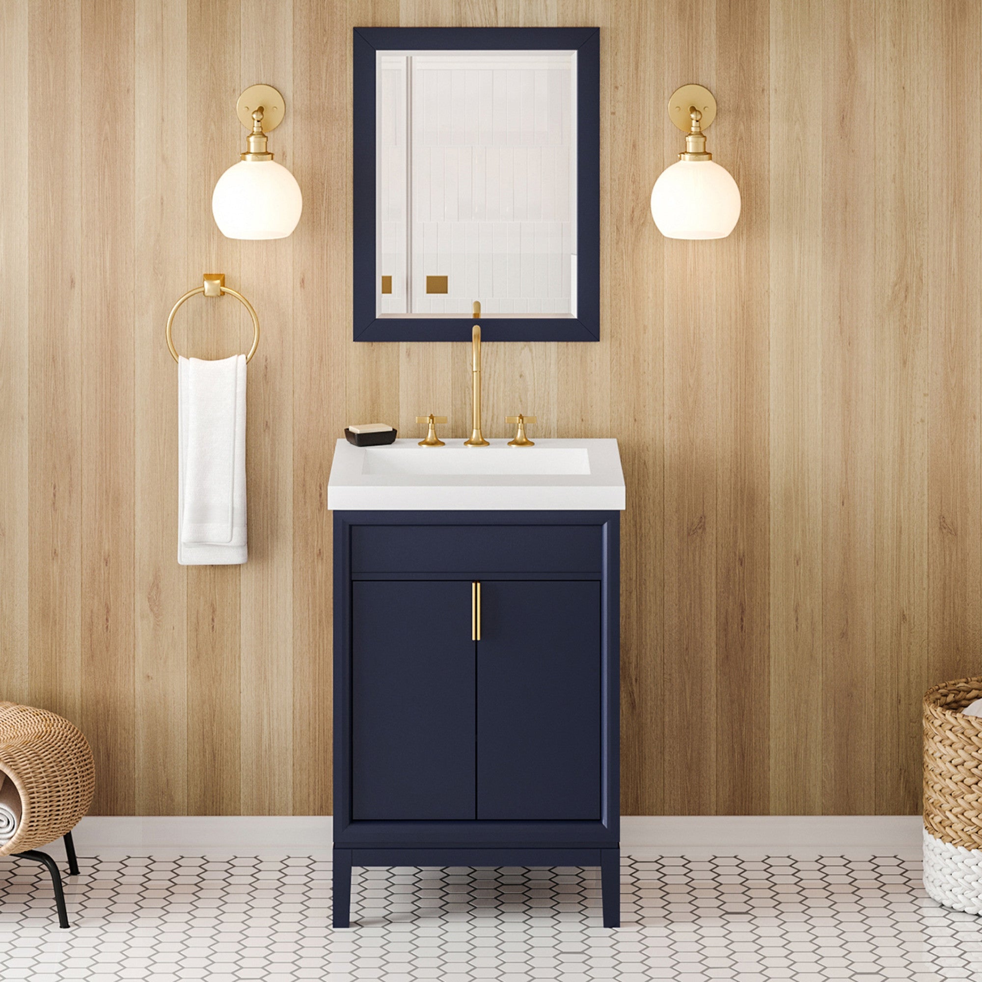 24" Theodora Vanity – Hale Blue